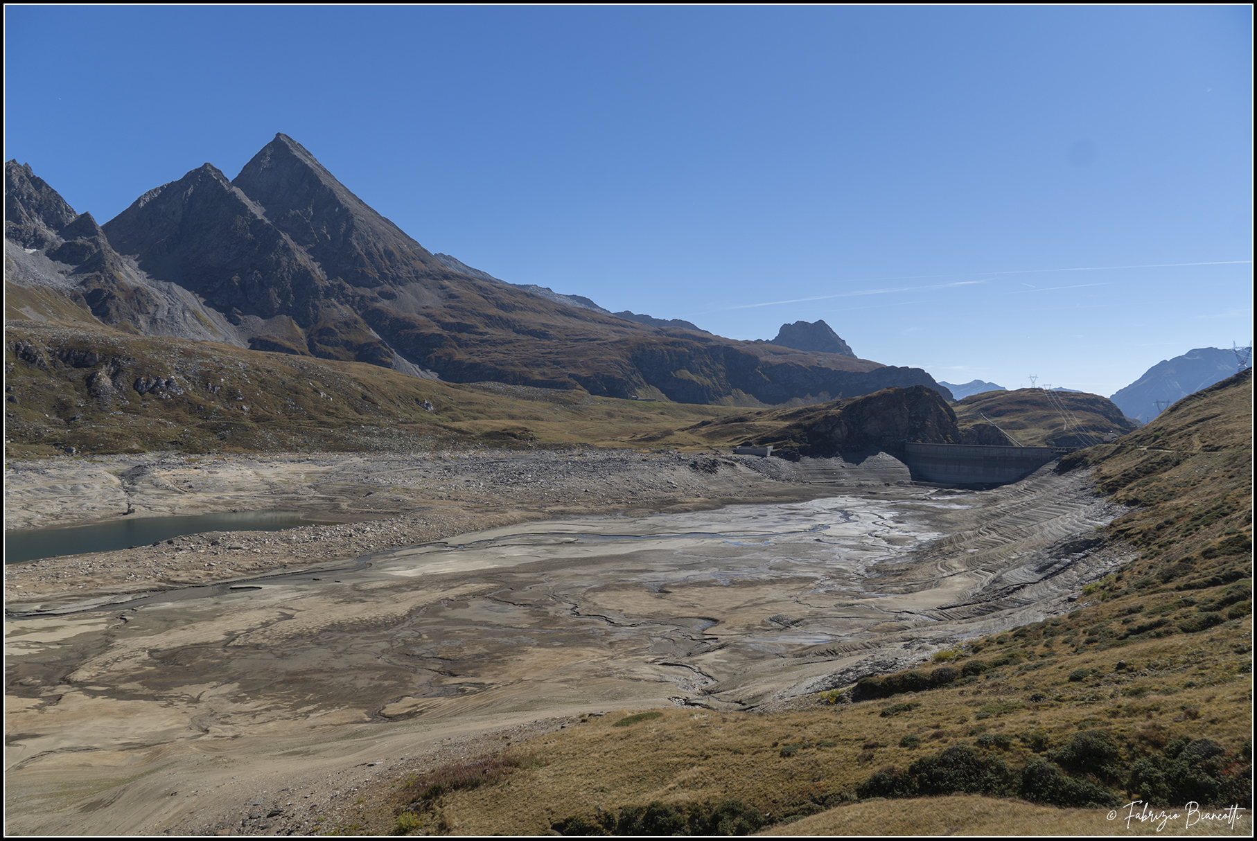 Toggia Dam and Dried Up Lake