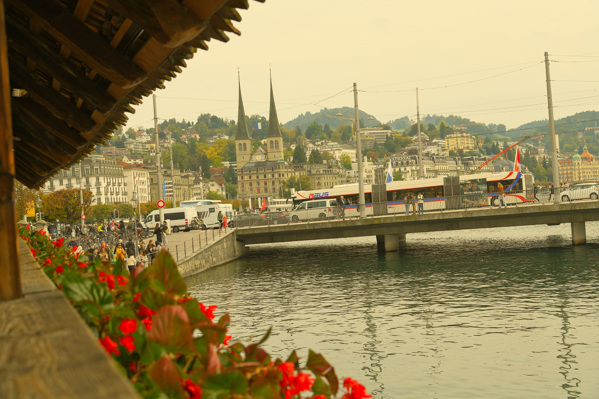 A glimpse of Lucerne