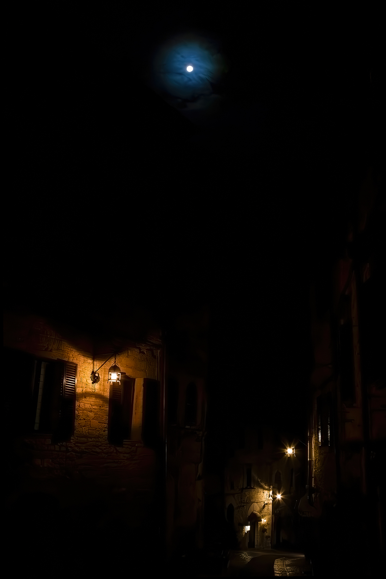 Alleys at night
