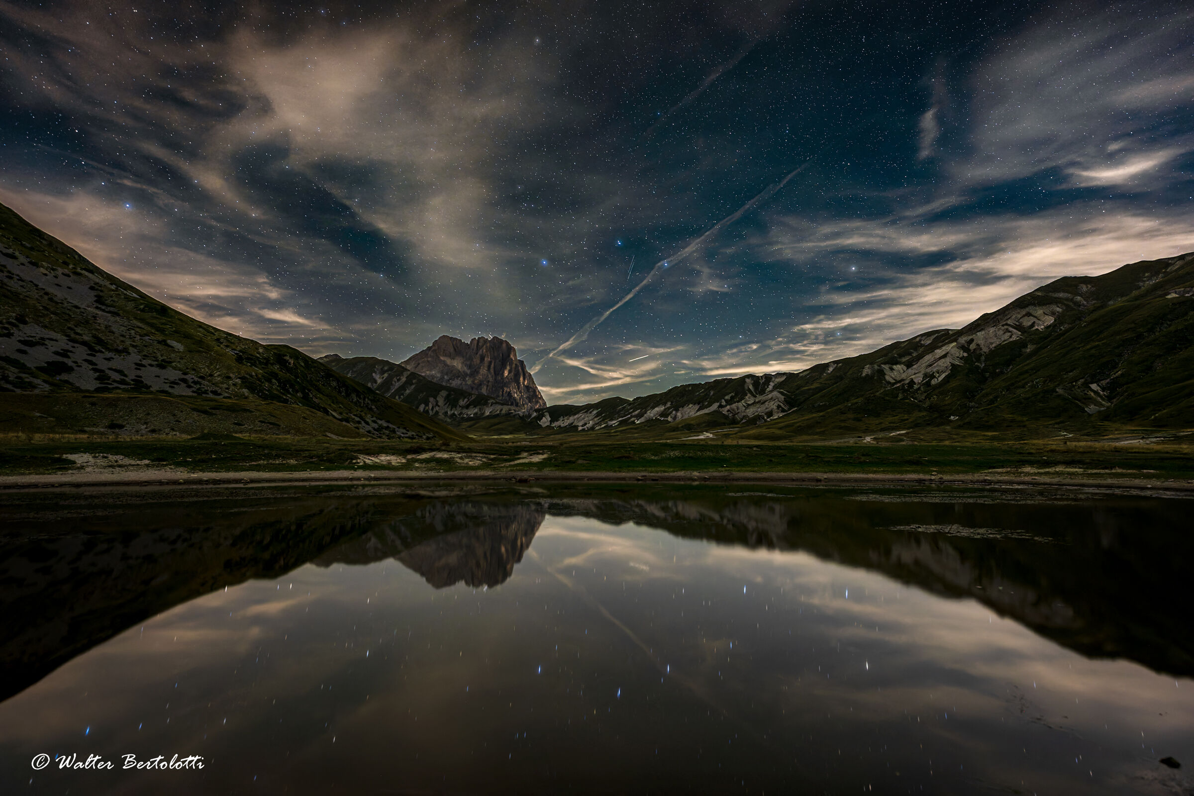 a night at Lake Pietranzoni