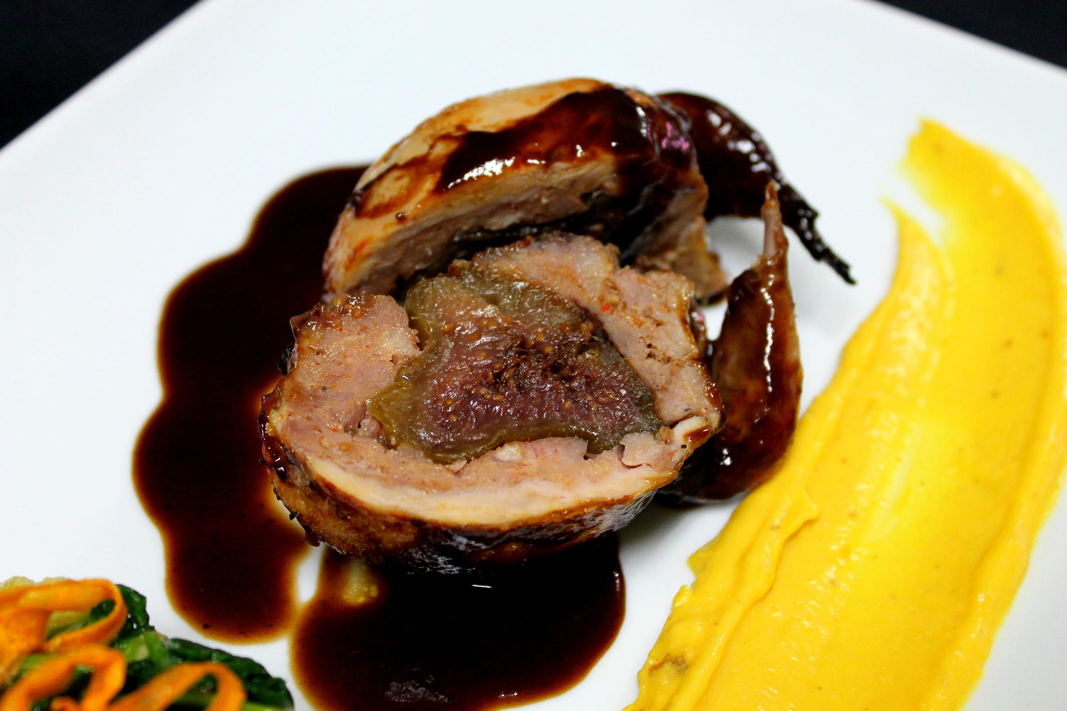 quail with fig
