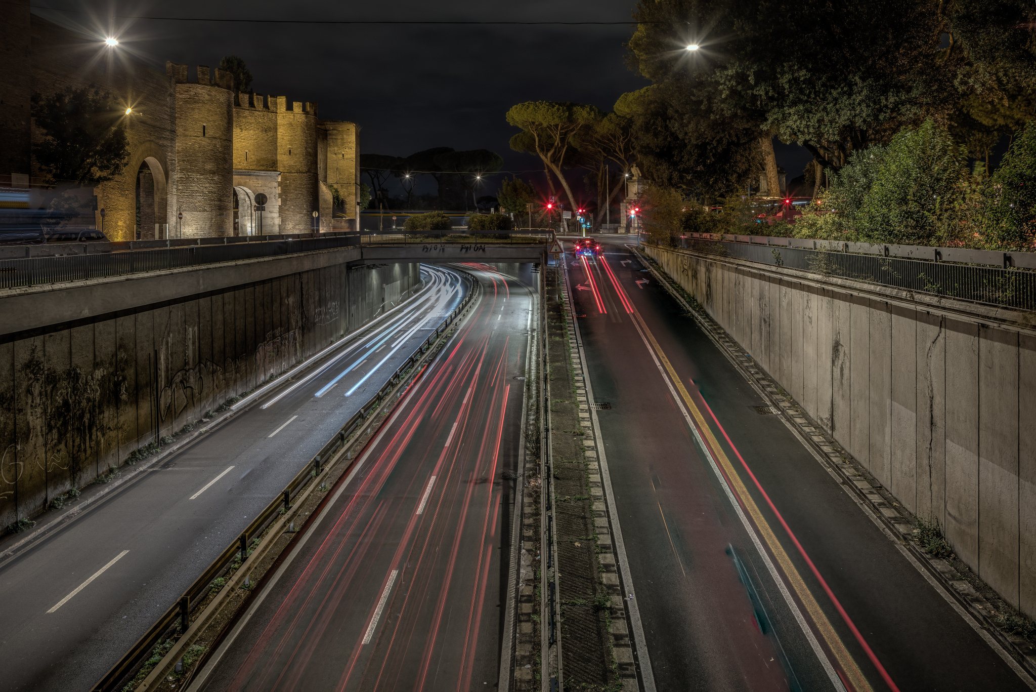Corso D'Italia and Porta Pinciana (Rome)