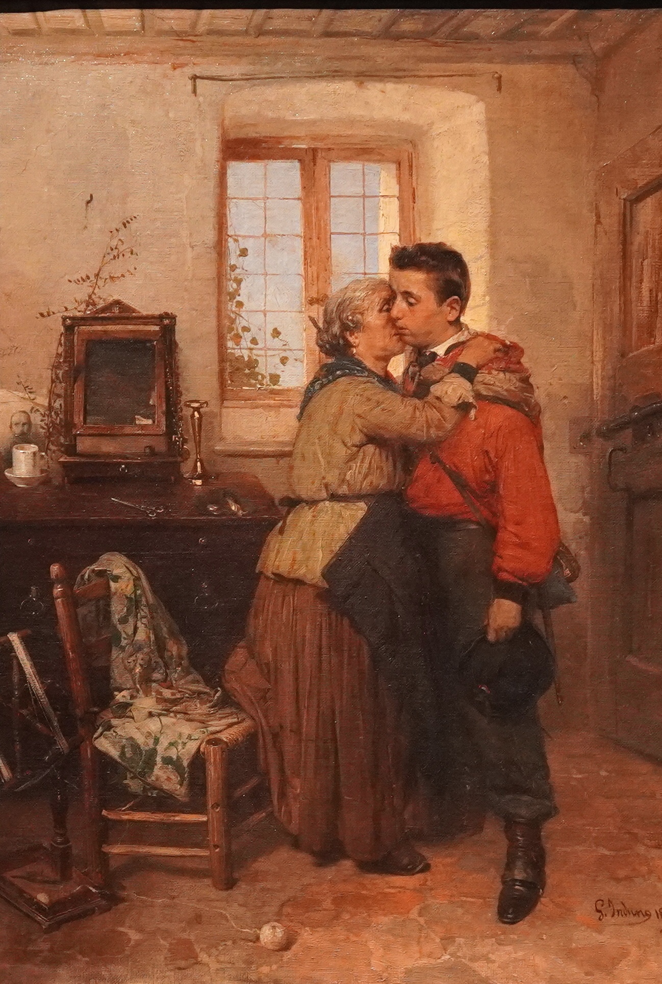 Gerolamo Induno - Un grande sacrificio (1860)