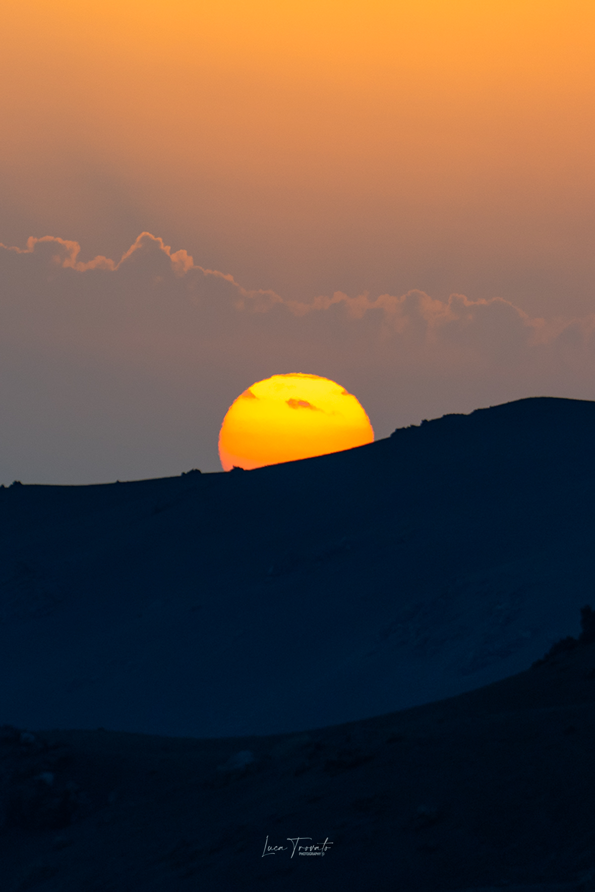 Etna. Tramonto a 3000 metri