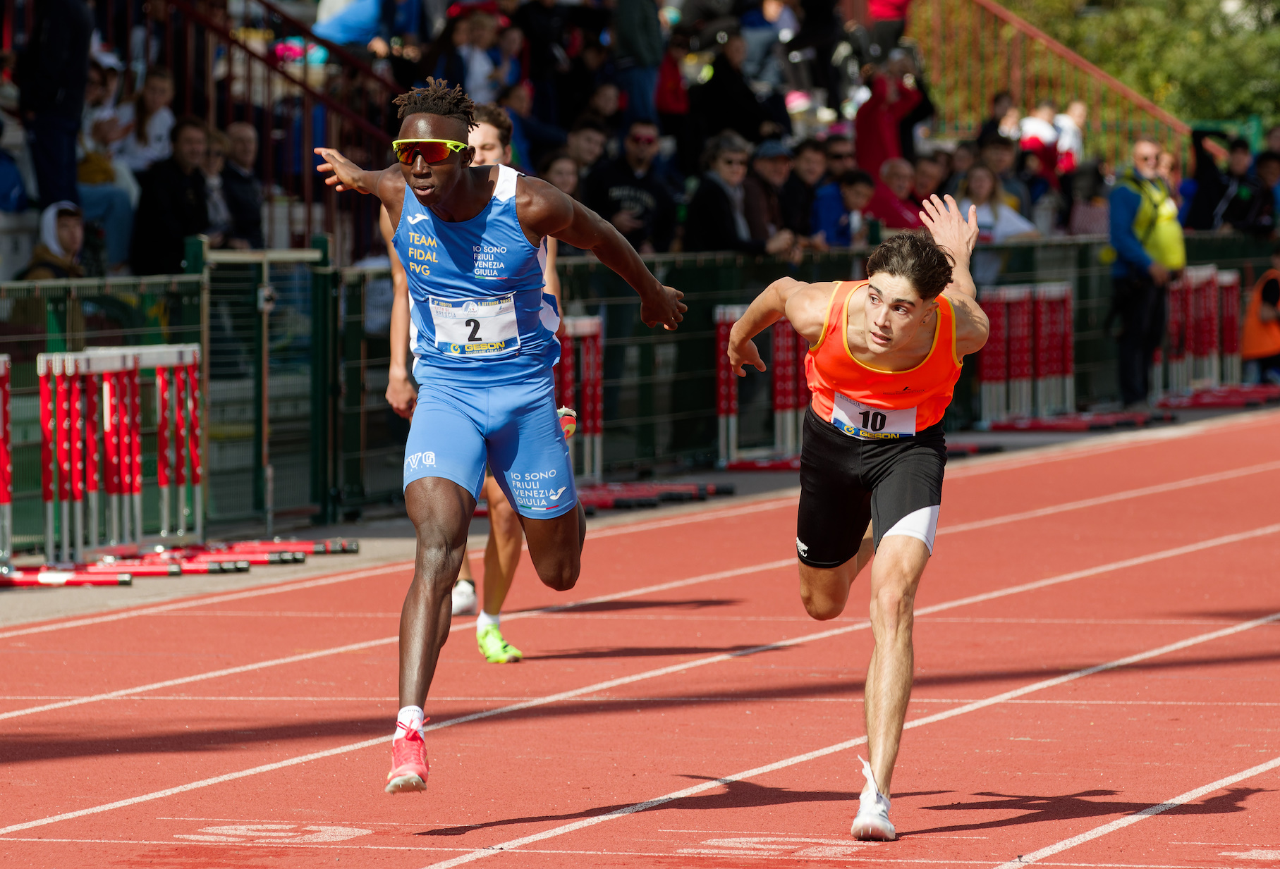 The beauty of sport, a moment before