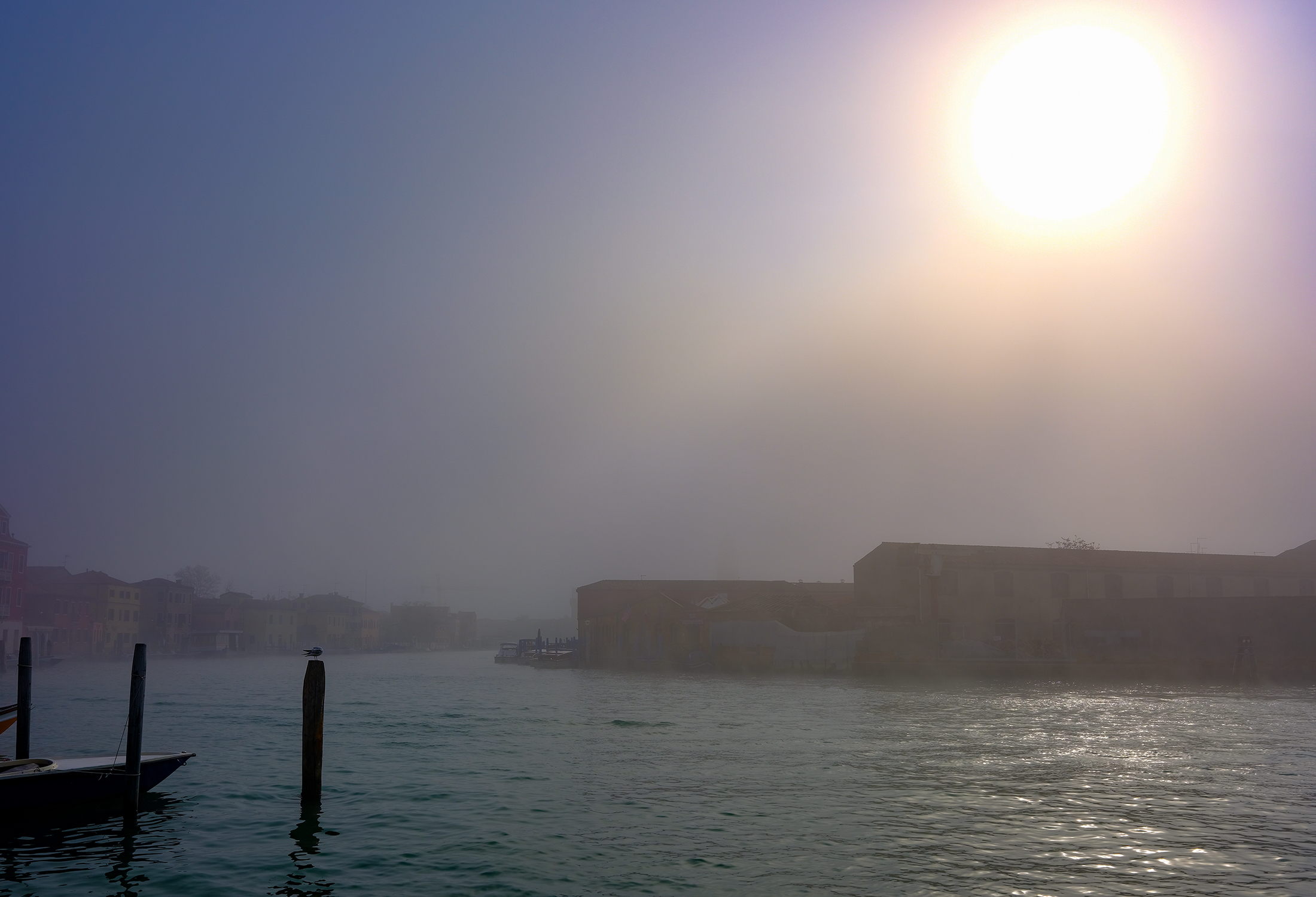 Murano in the fog
