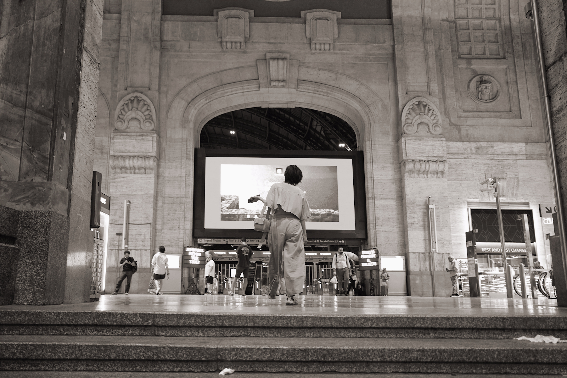 L'ultimo scatto della serata poco prima della partenza