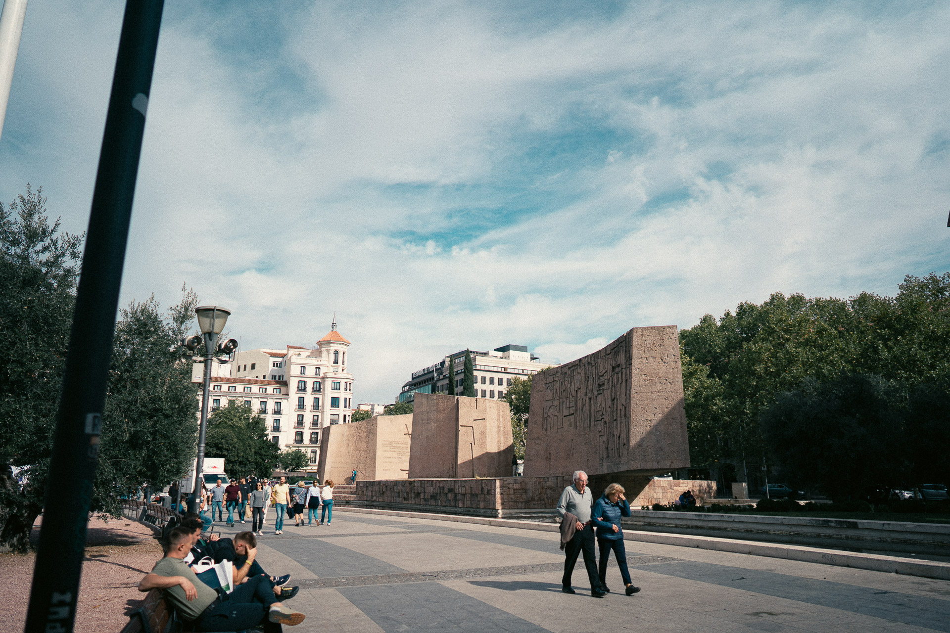 Walking around Madrid