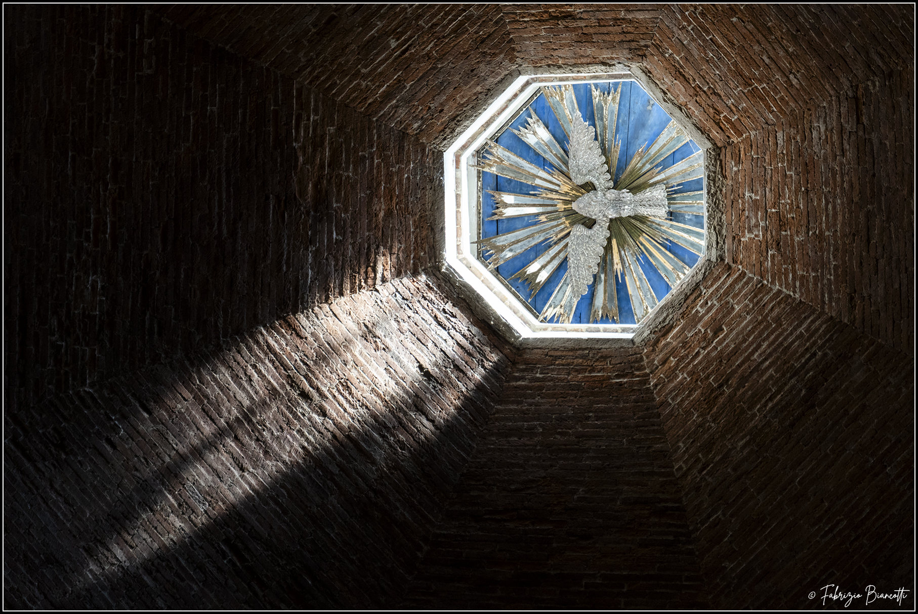 The top of the Baptistery - Cremona