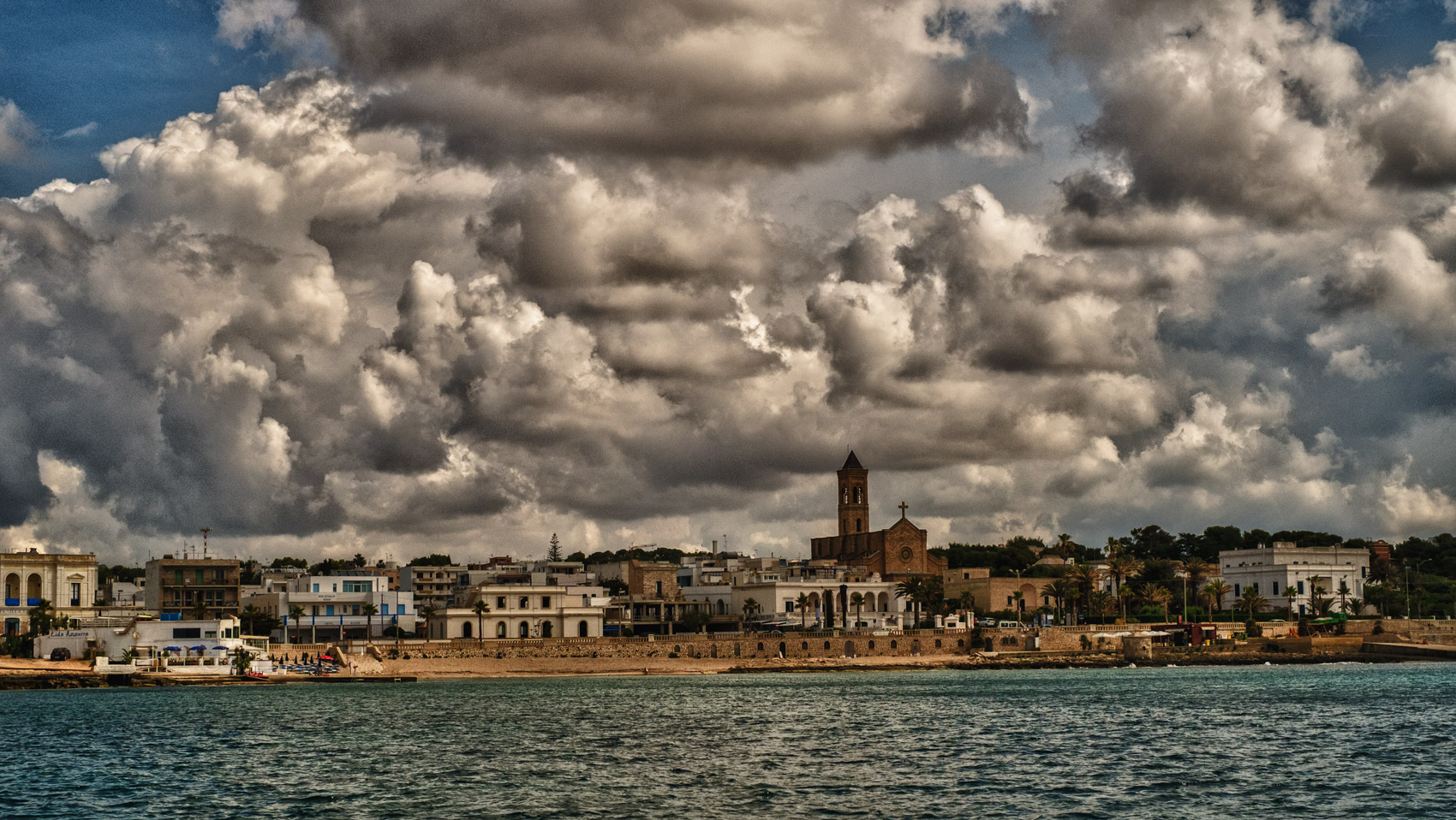 leuca veduta dalla barca