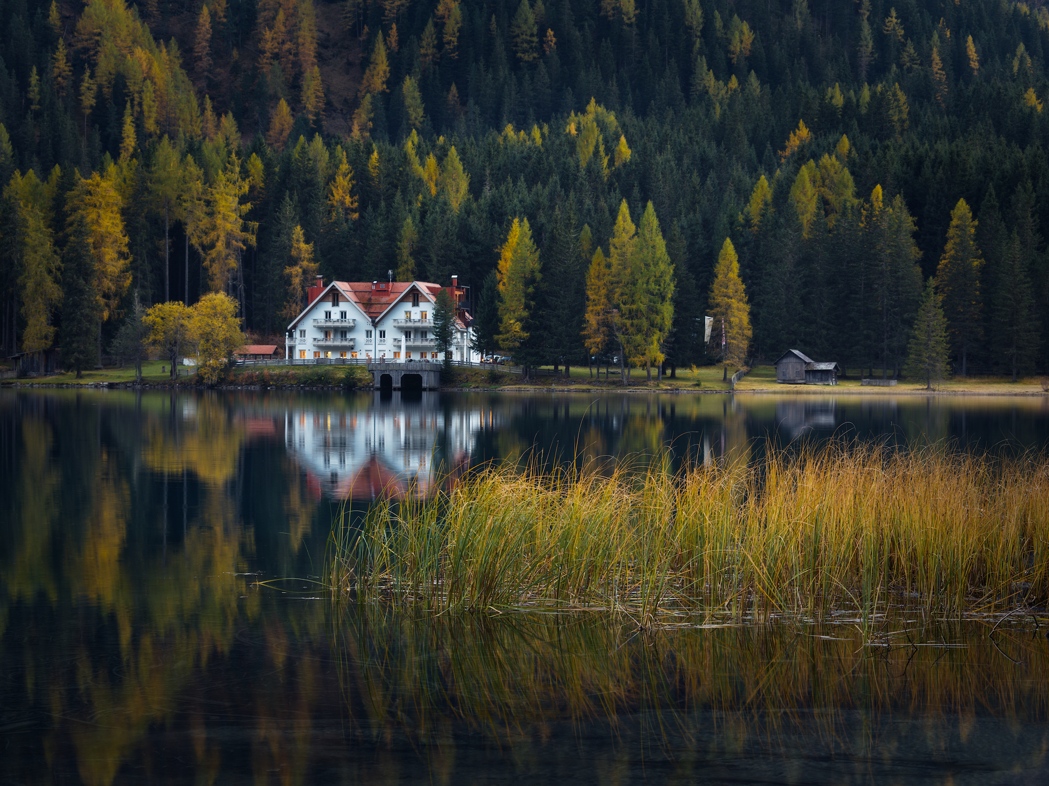 A quiet autumn evening