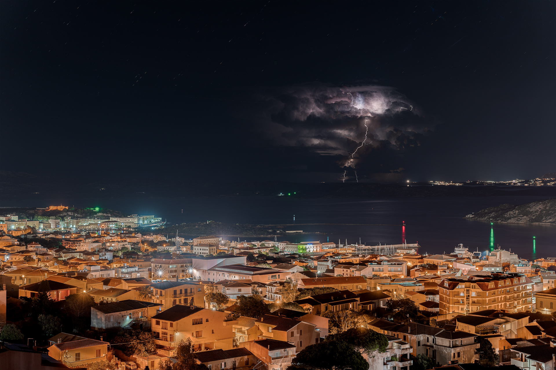 La Maddalena and lightning
