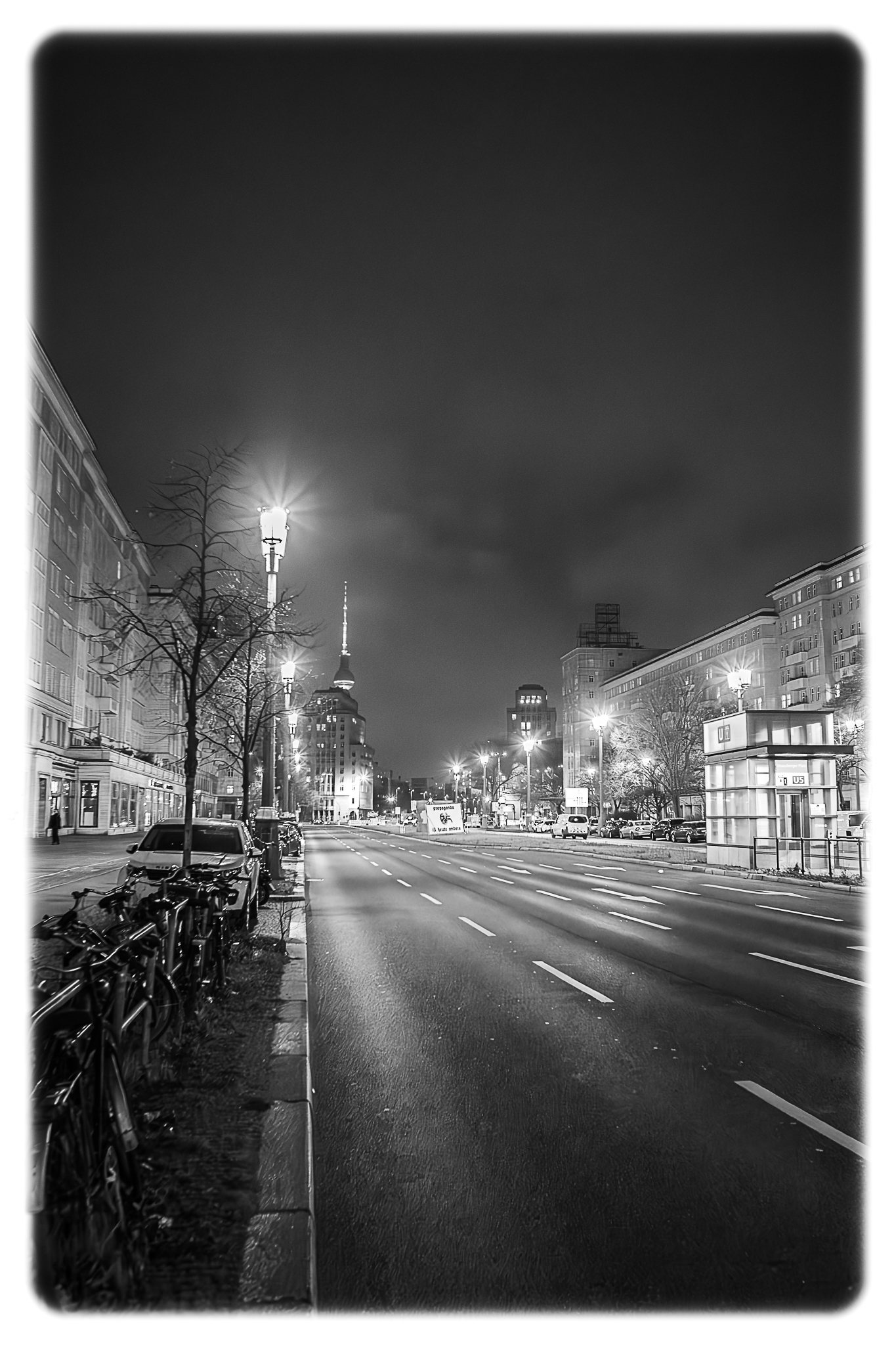 Berlin, streets by night