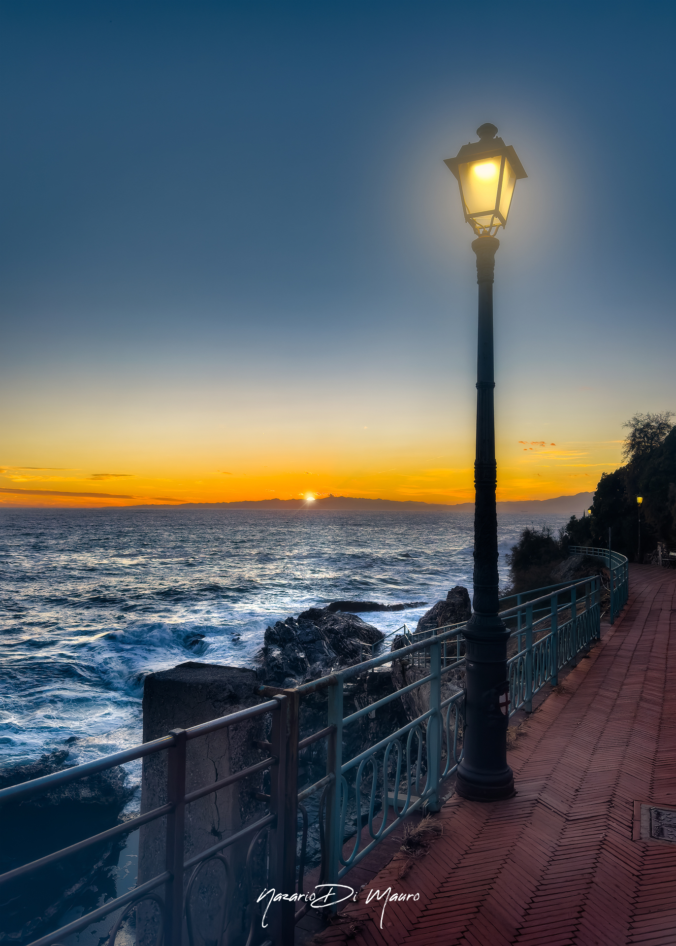 Essere soli al tramonto...