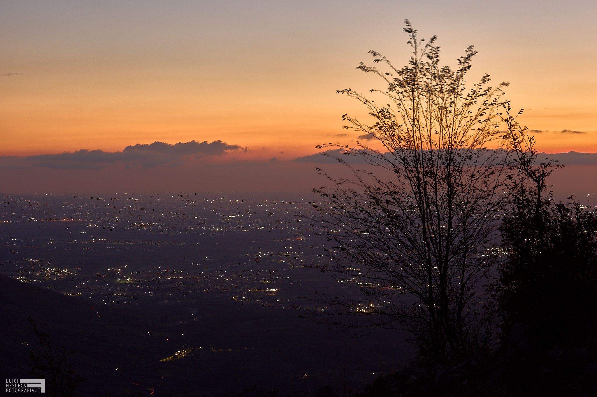 Autumn on Monte Gennaro - Sunset
