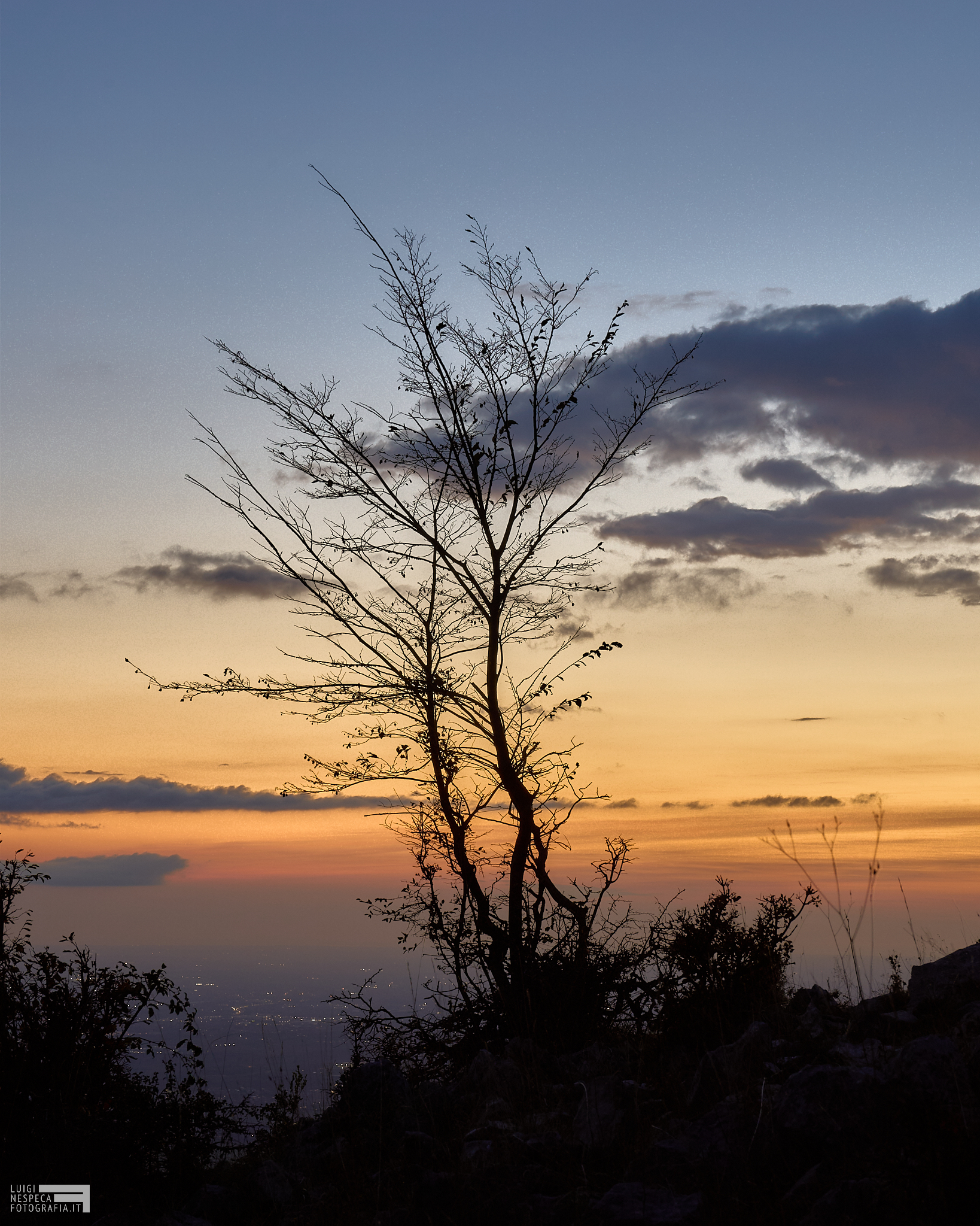 Autumn on Monte Gennaro - Sunset