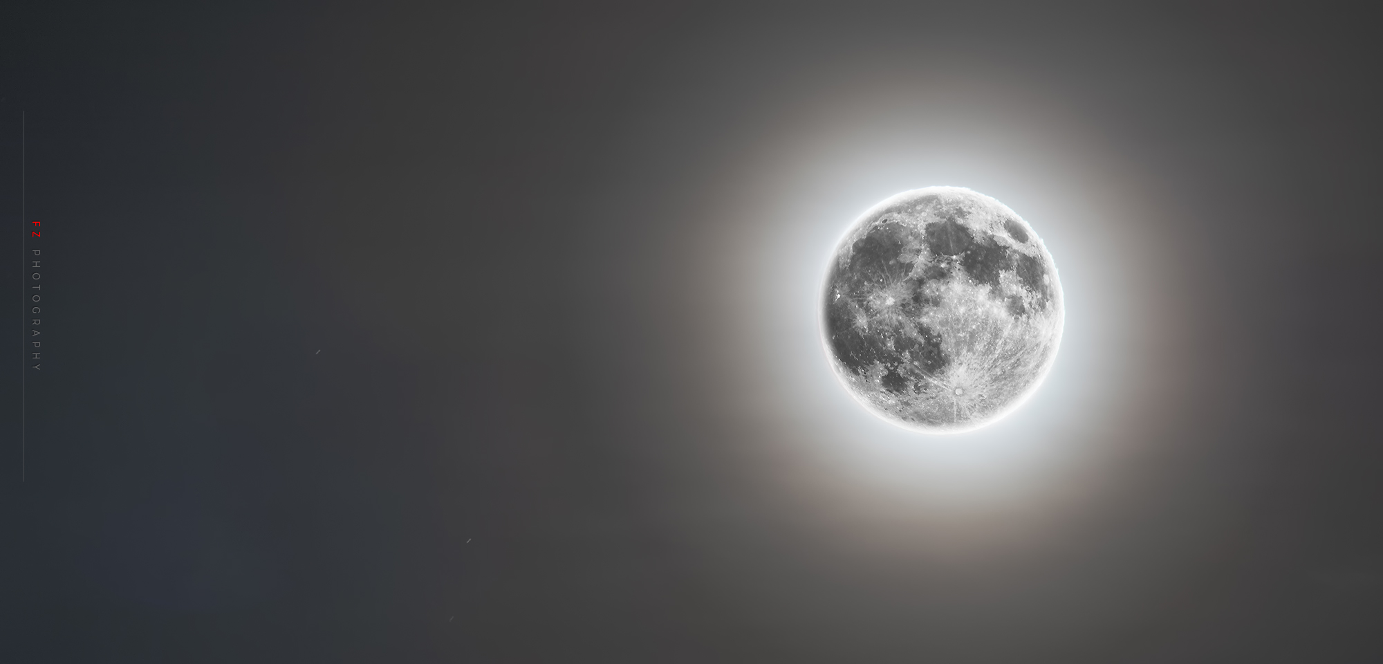 The moon of the day before....