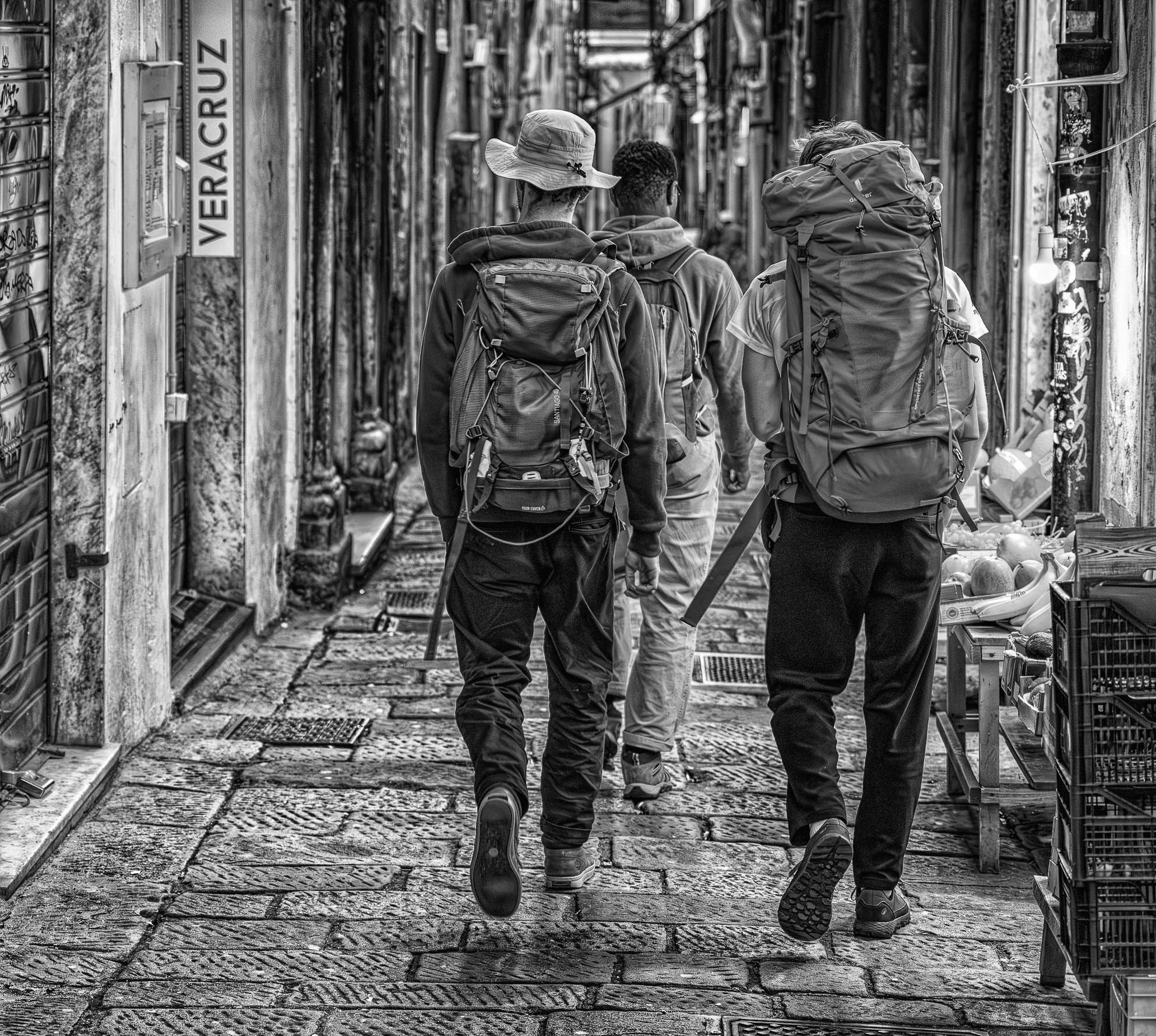 Street... Tourists in the alleys
