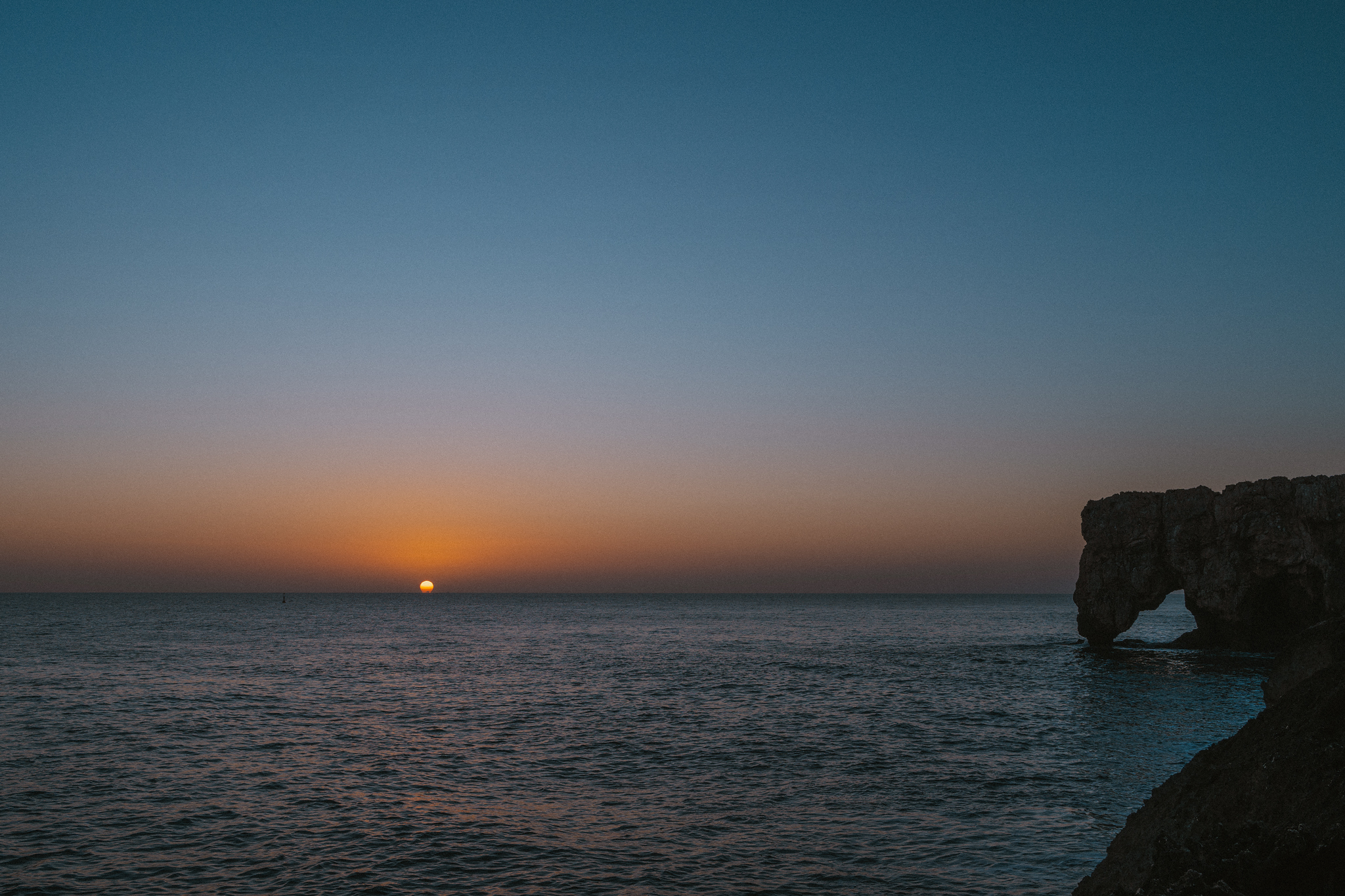 Alba allo scoglio dell'elefante