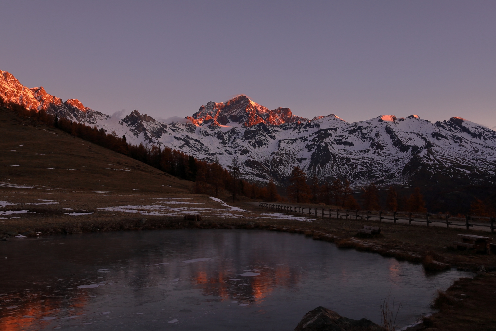 Grand Combin all alba