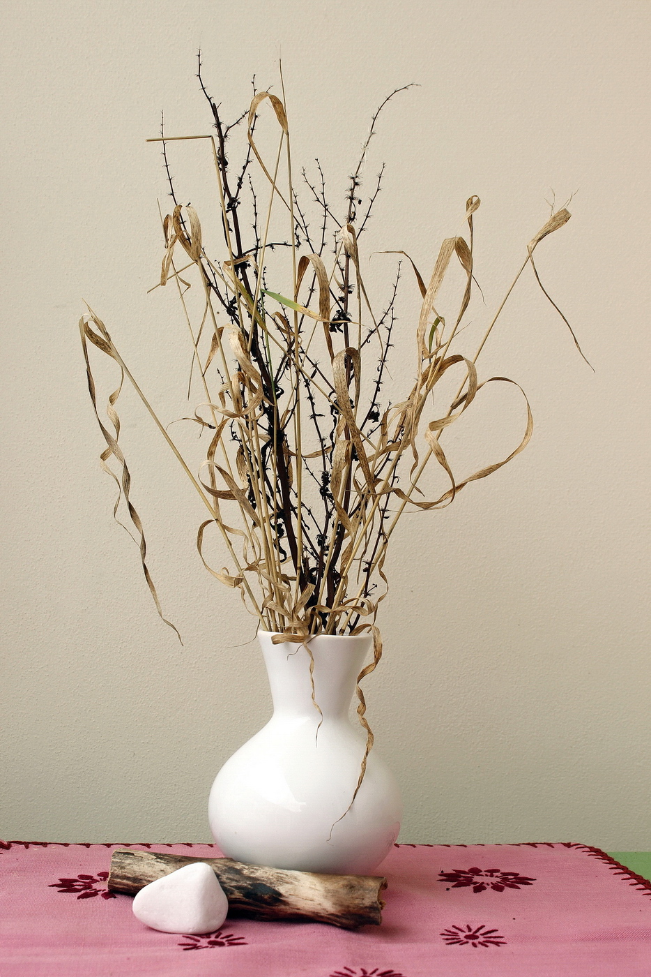 still life with a vase