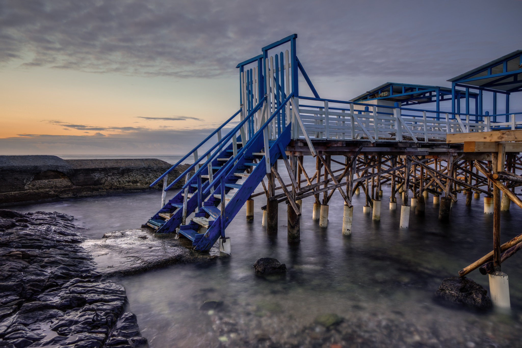 The pile dwellings of Santa Marinella