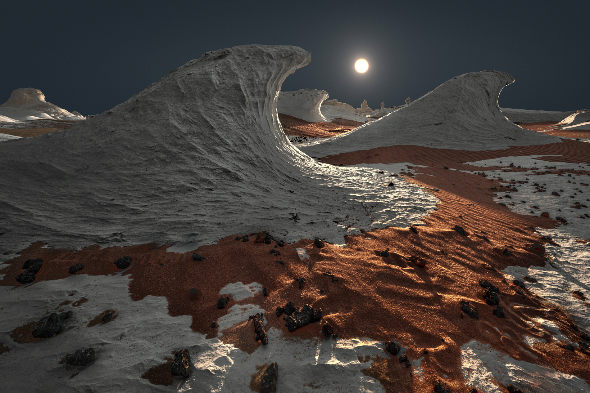 When the ocean turned to stone