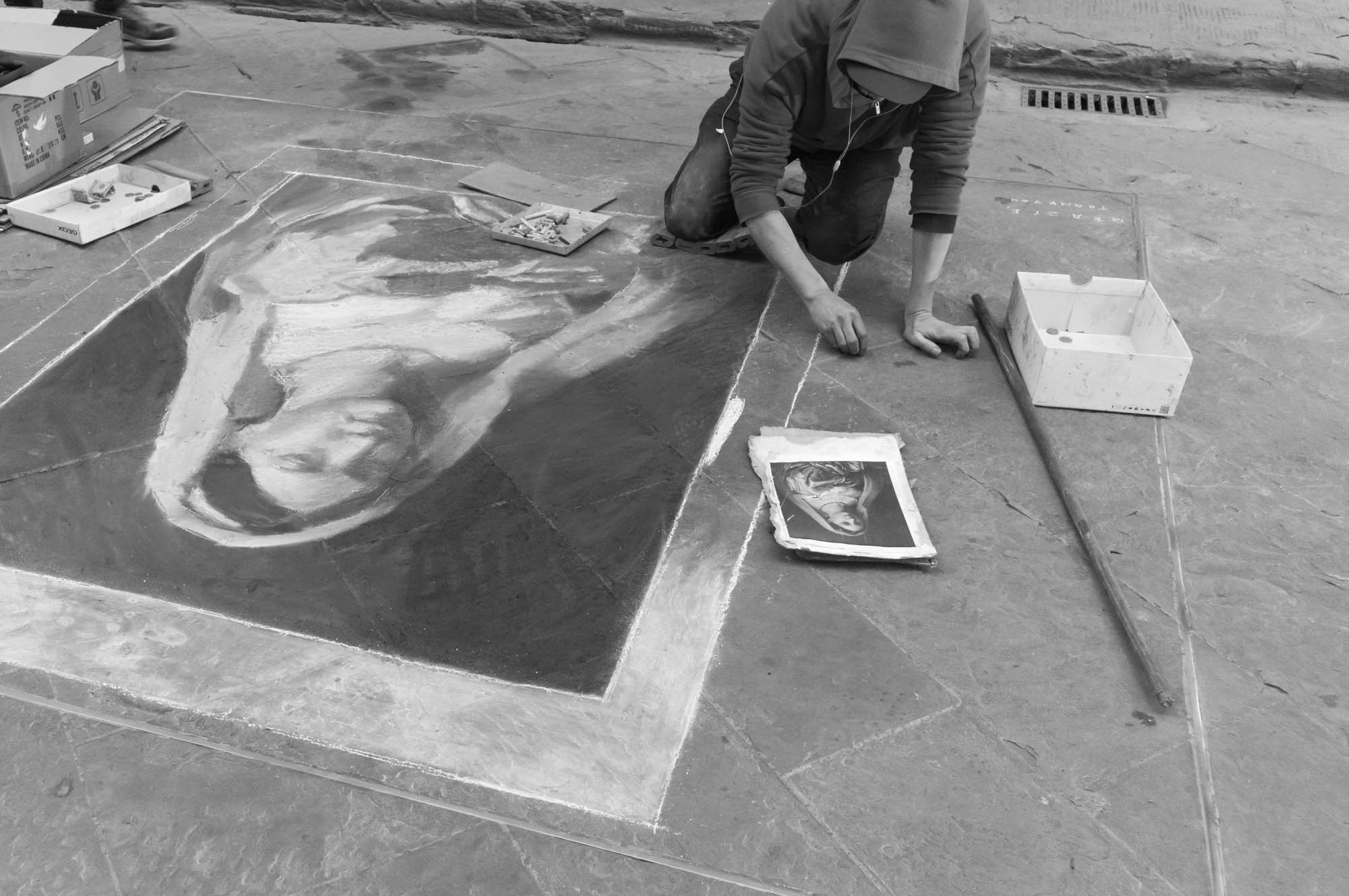 Street Firenze - Il madonnaro