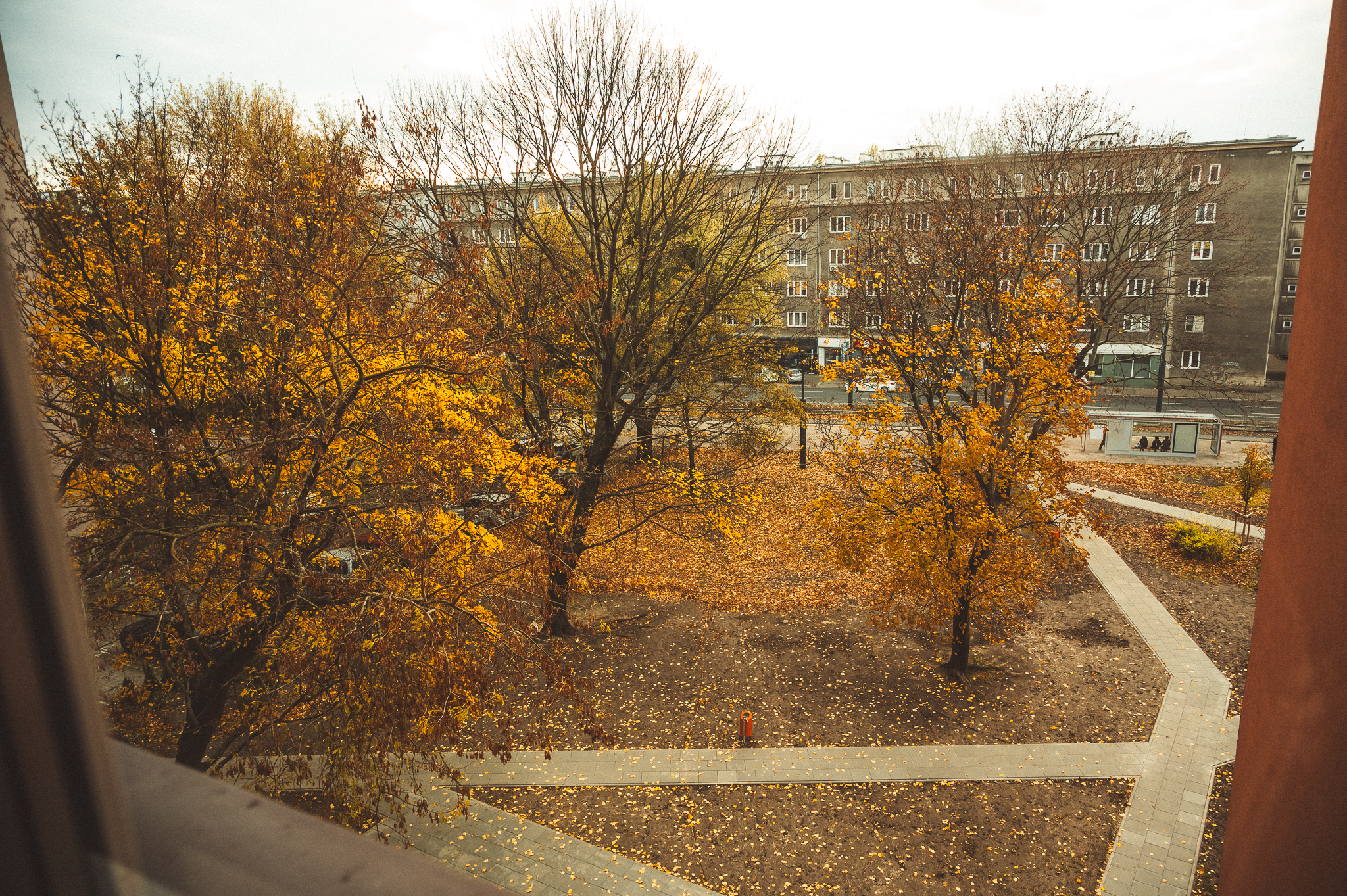 vista dal corridoio del mio palazzo