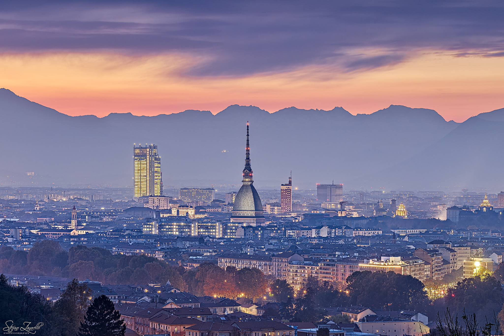 Magical autumn sunsets