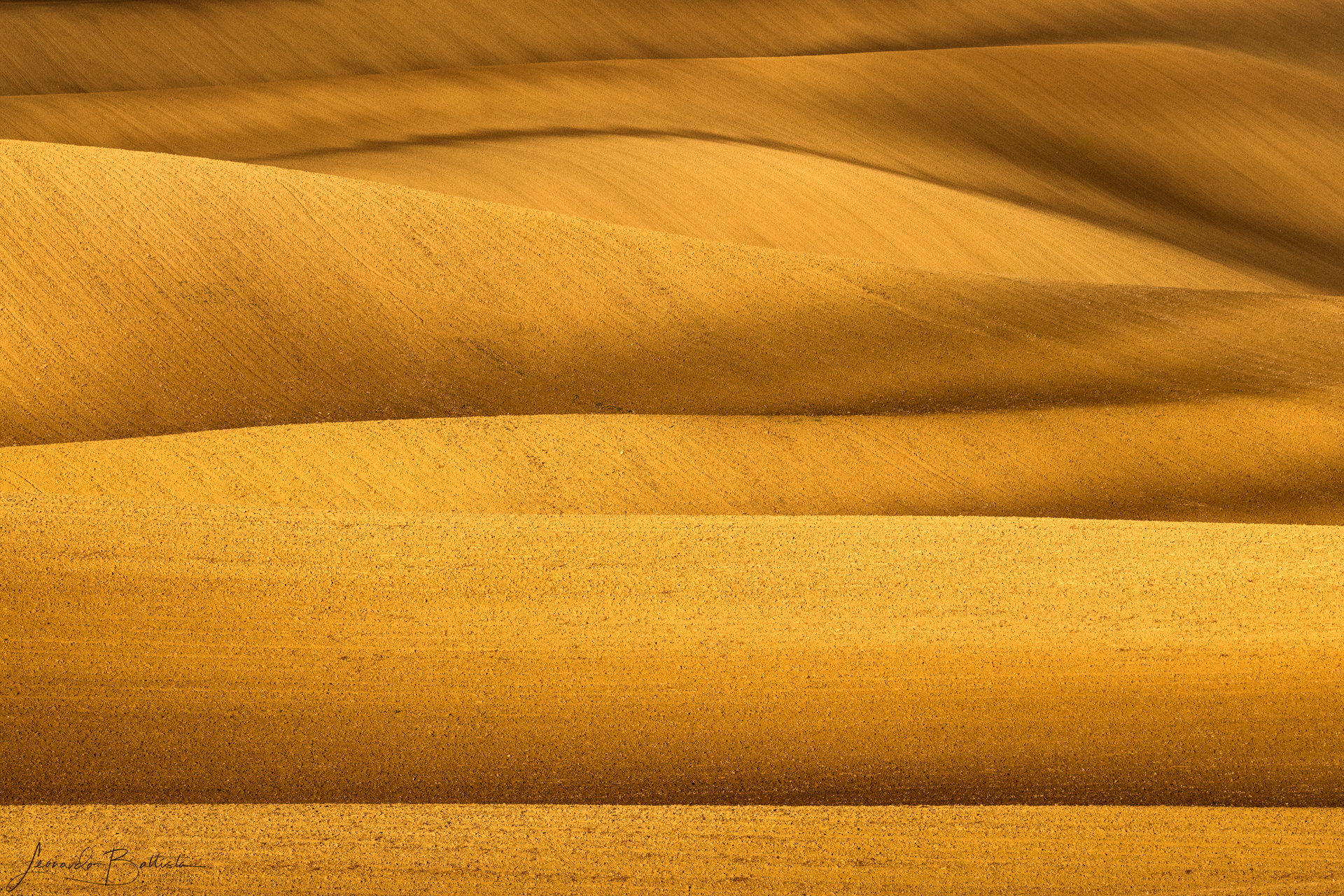 Crete molisane with the light of the sunset
