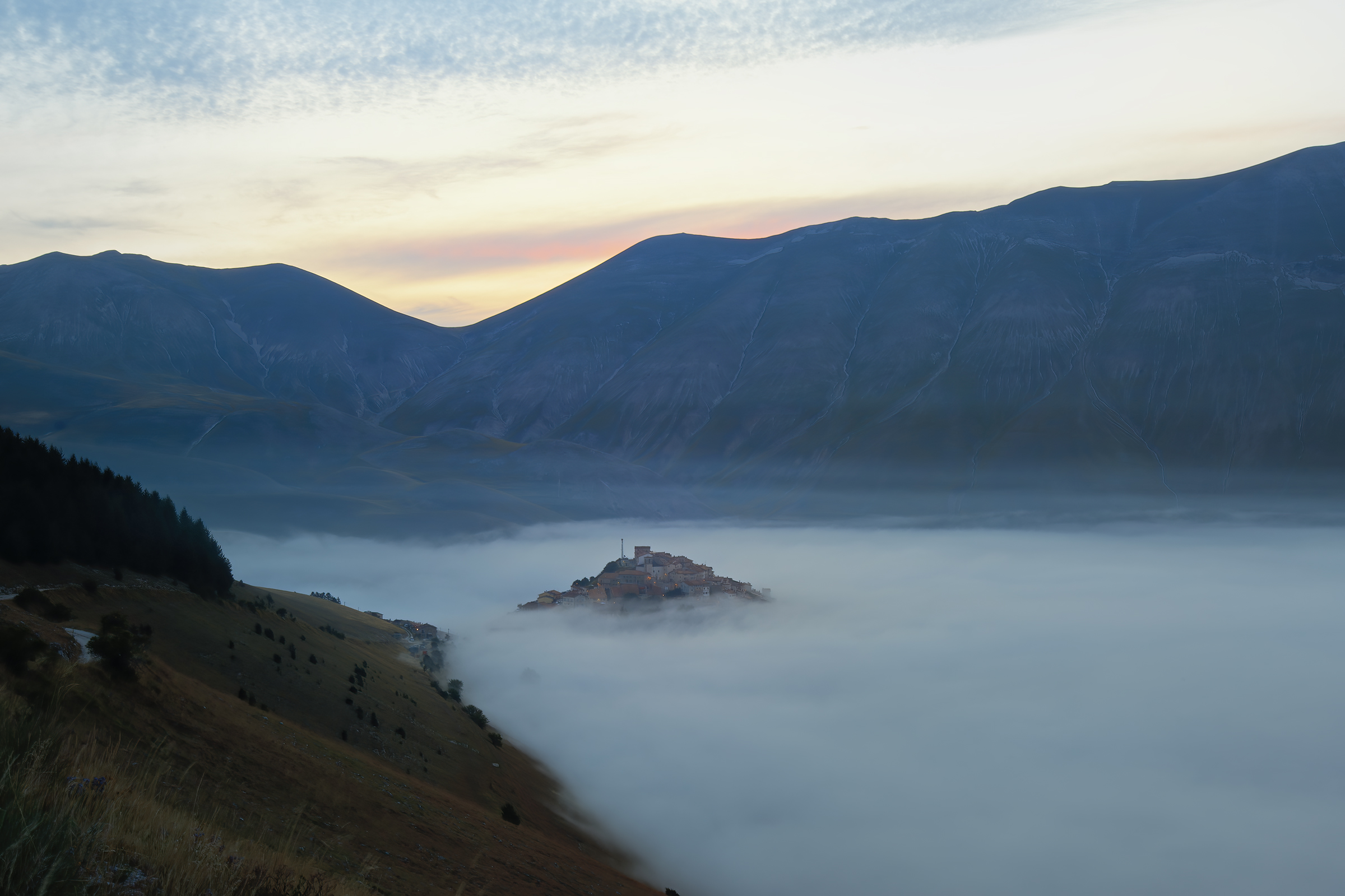 Immerso nella nebbia