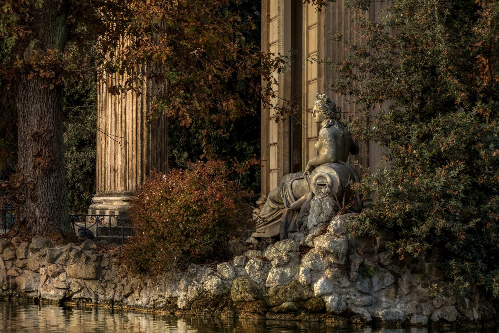 Nymph of the Temple of Aesculapius - Villa Borghese (Rome)