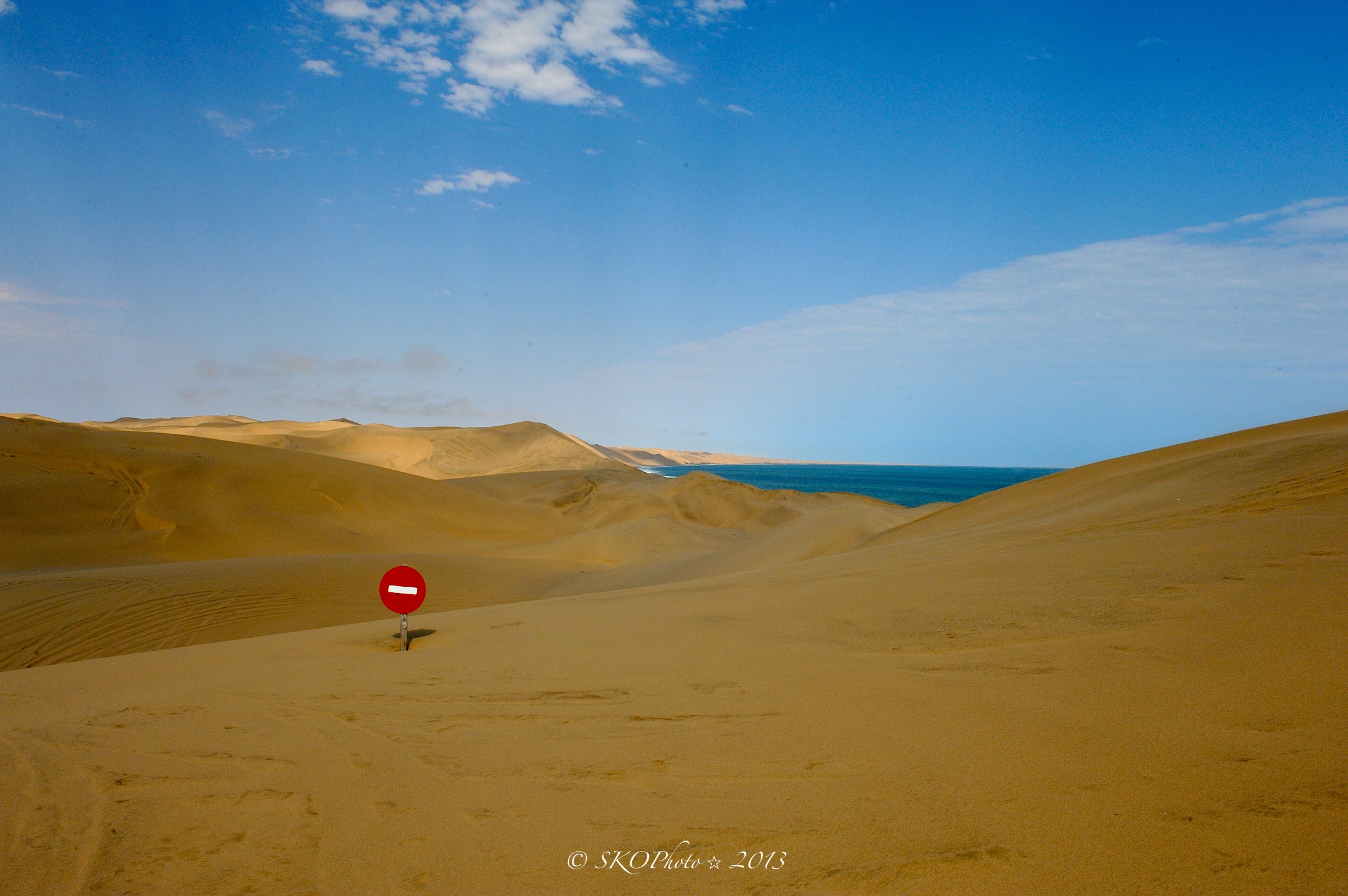 Dune del Namib sull'oceano