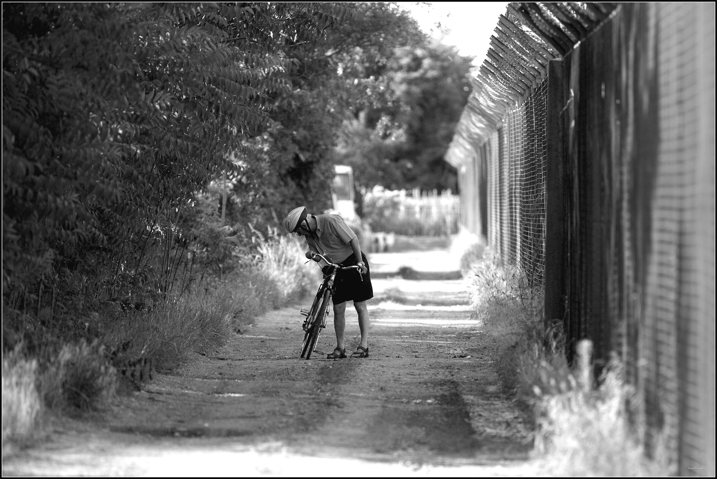 Oh, how far in my sandals ...