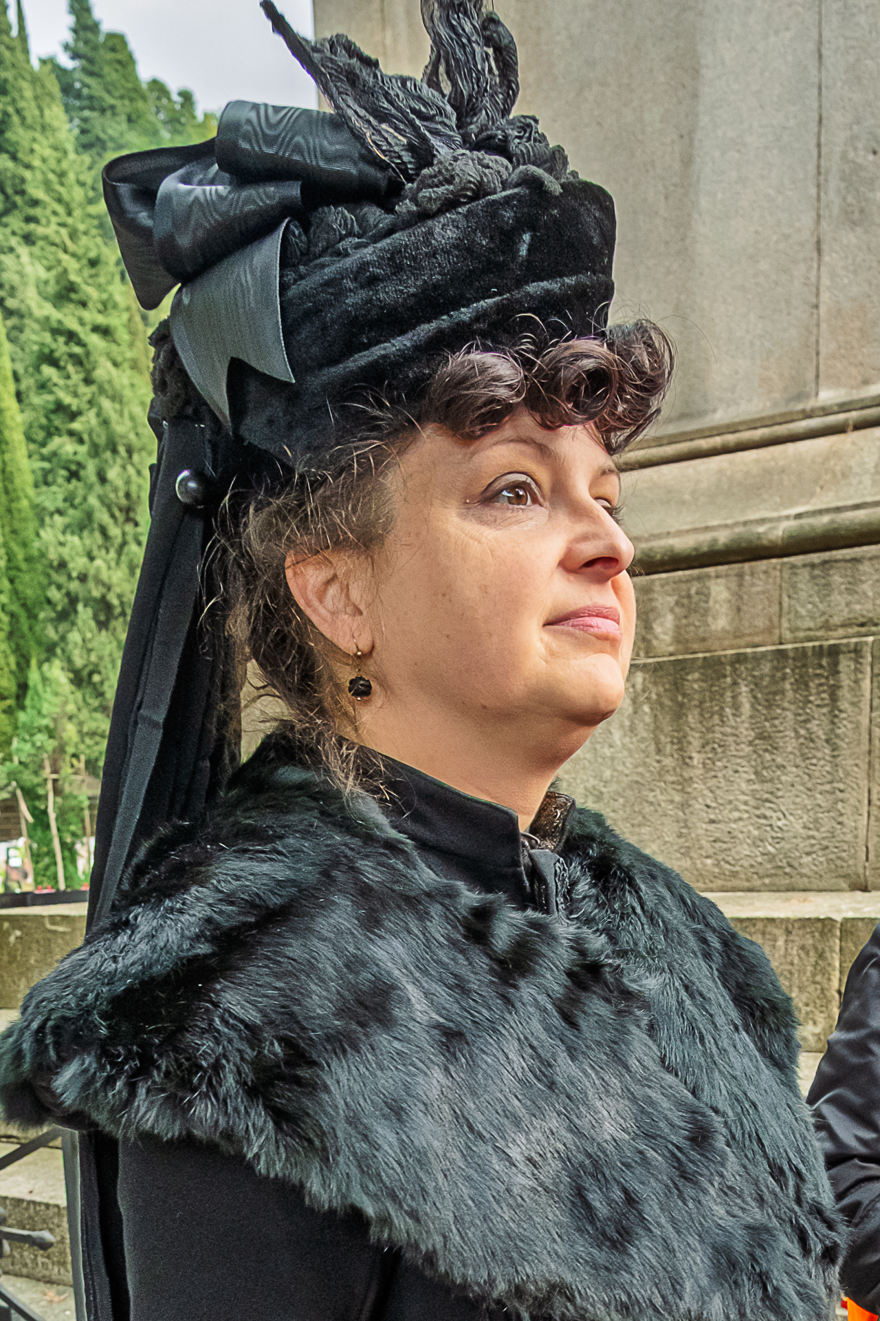 Researcher and collector of period clothes - Genoa