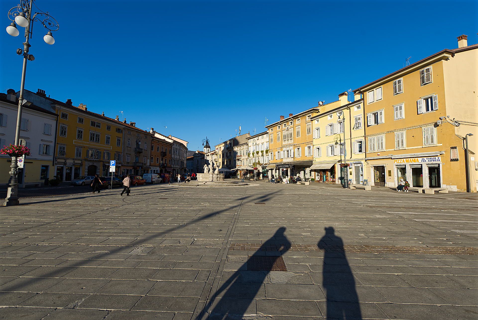 "Shadows of the evening" in Gorizia