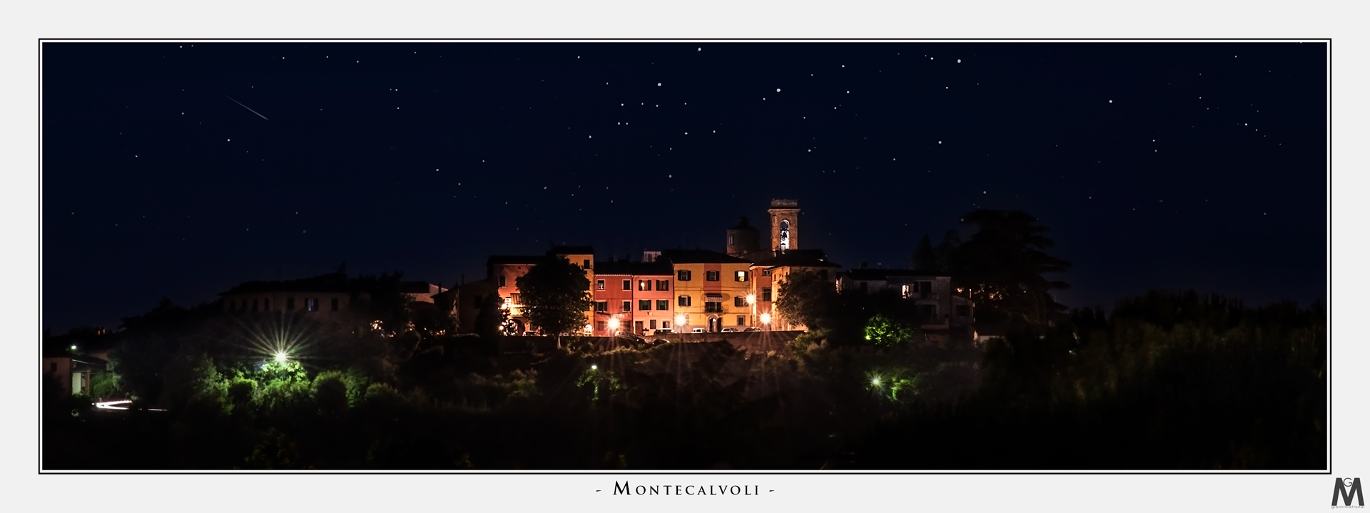 montecalvoli, by night