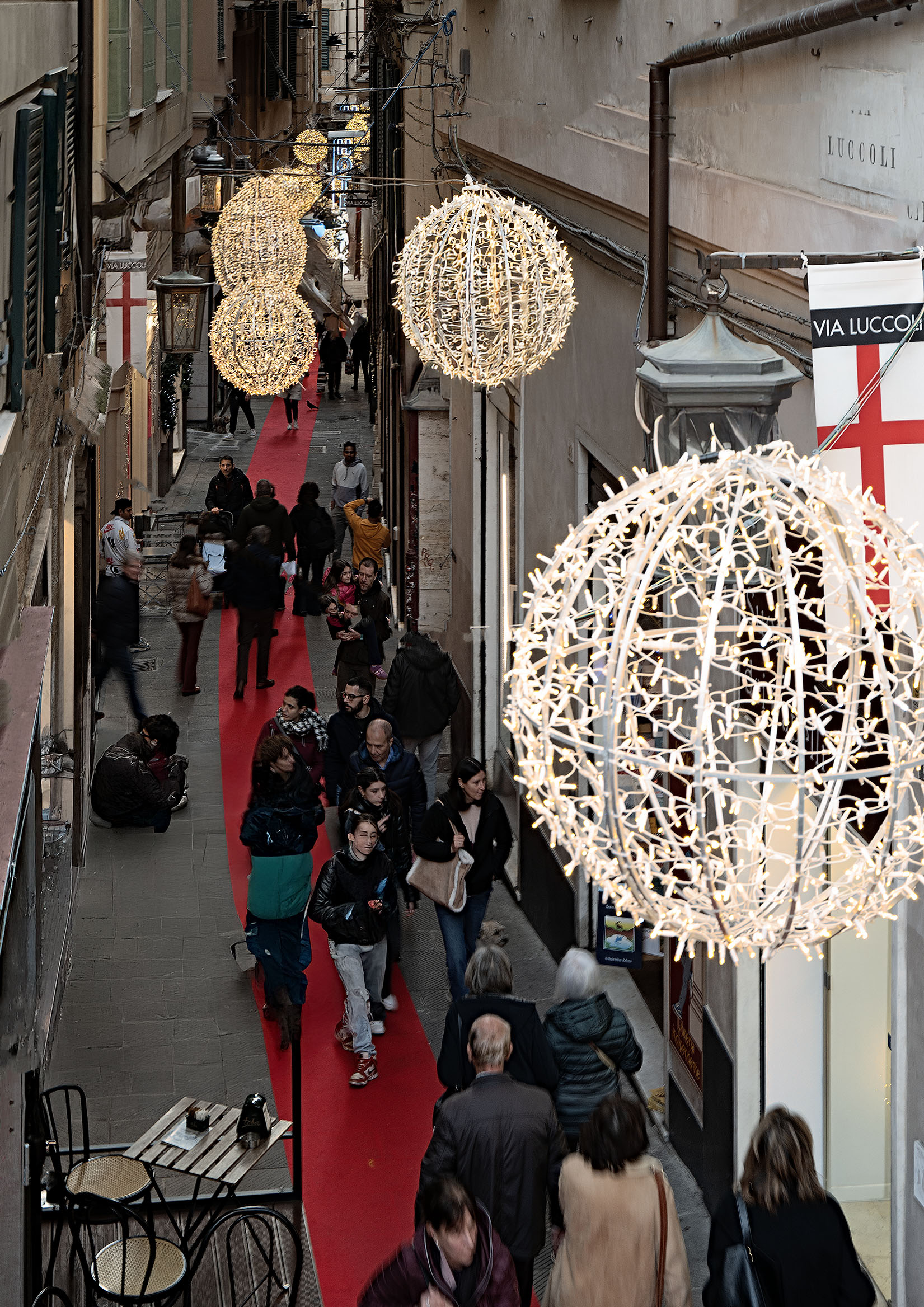 Genoa - Christmas Via Luccoli
