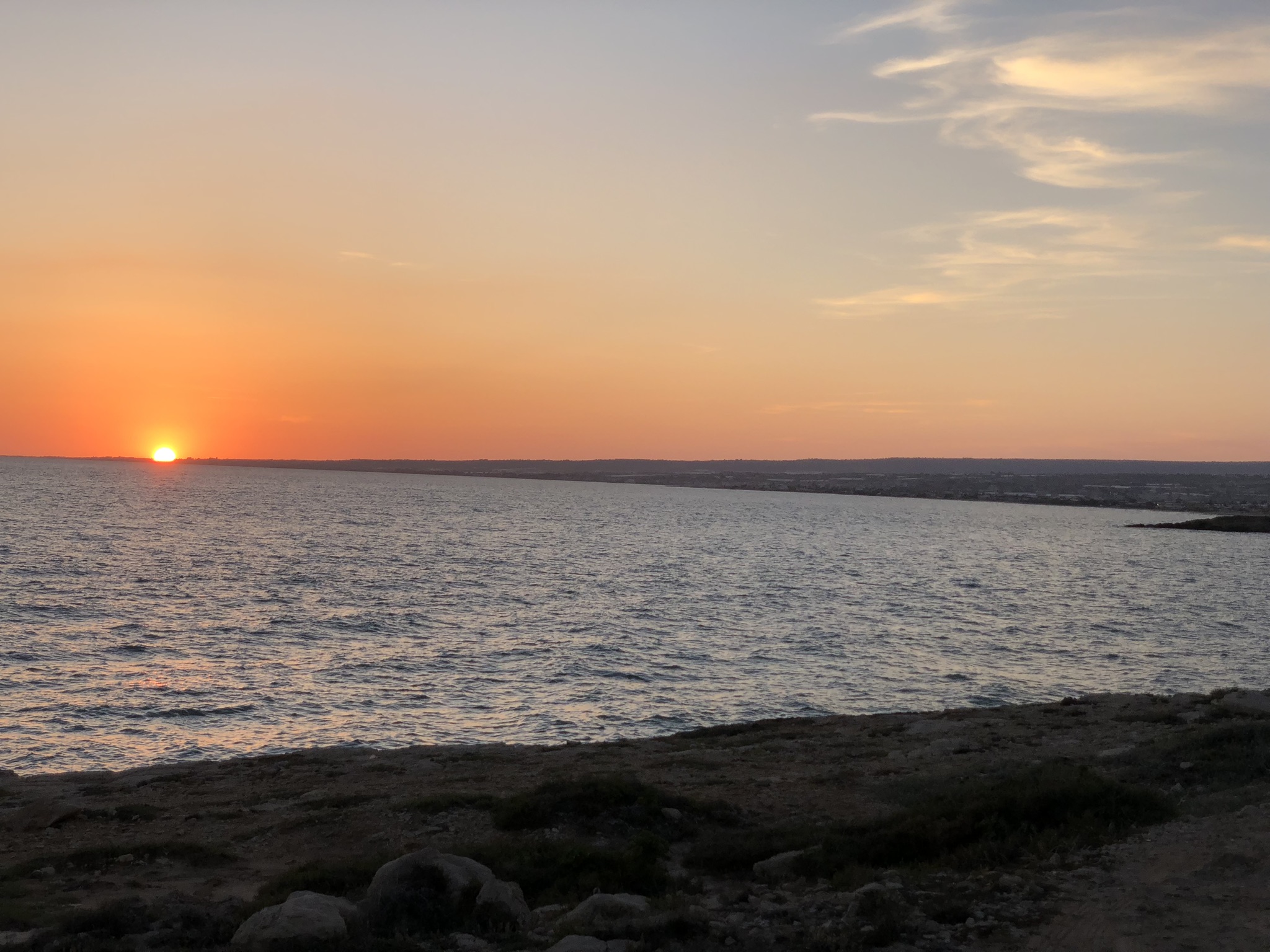 Tramonto a Cava D'Aliga
