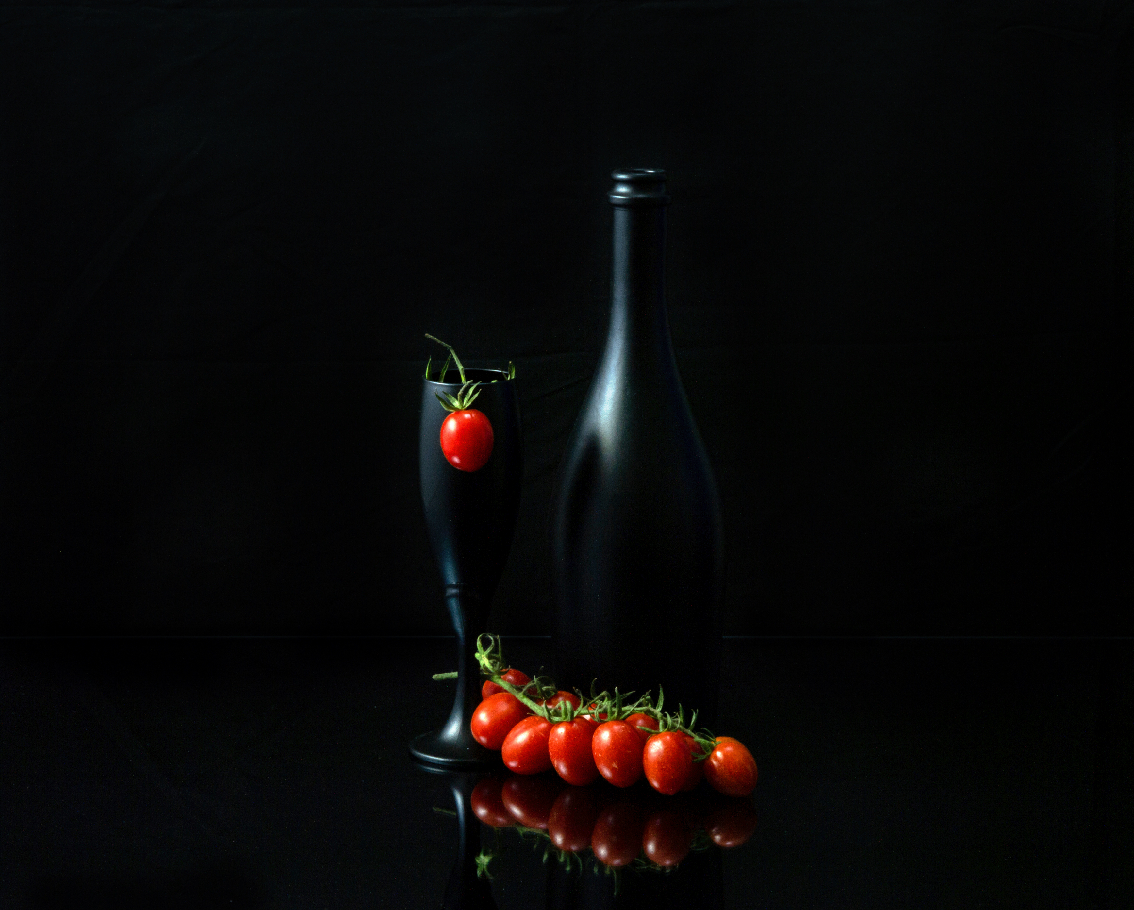 Tomatoes in a glass