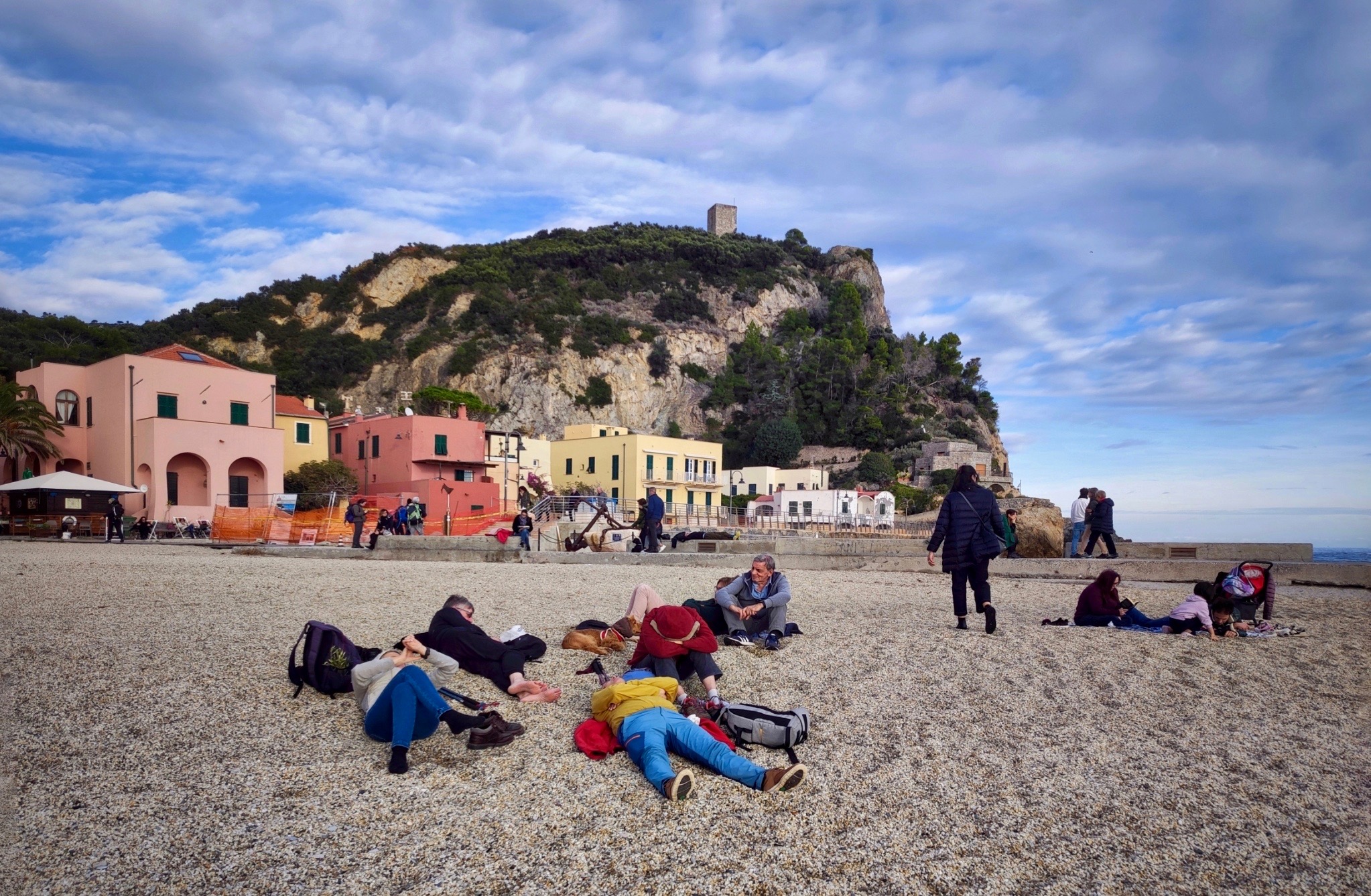 Literally "beached