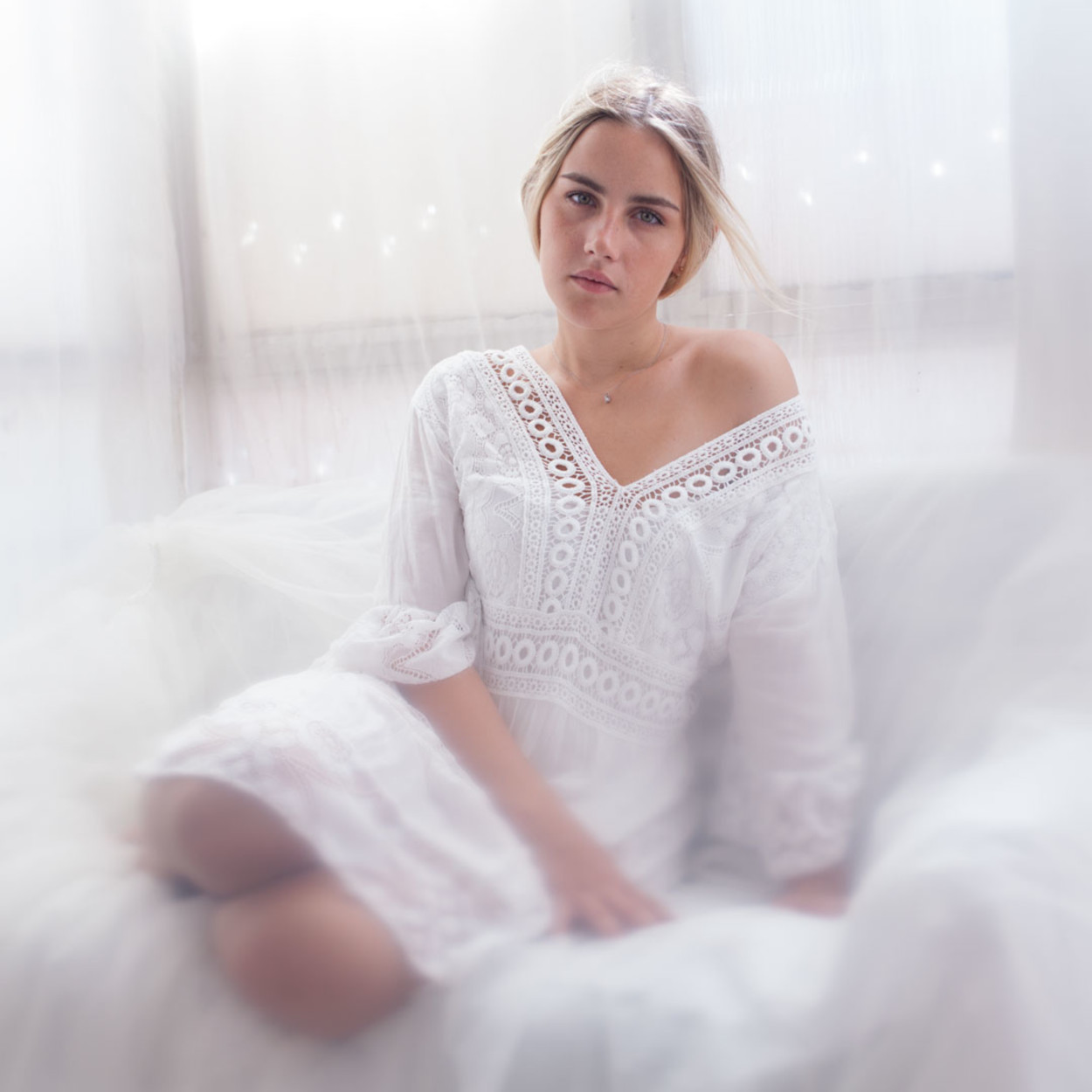 White on white