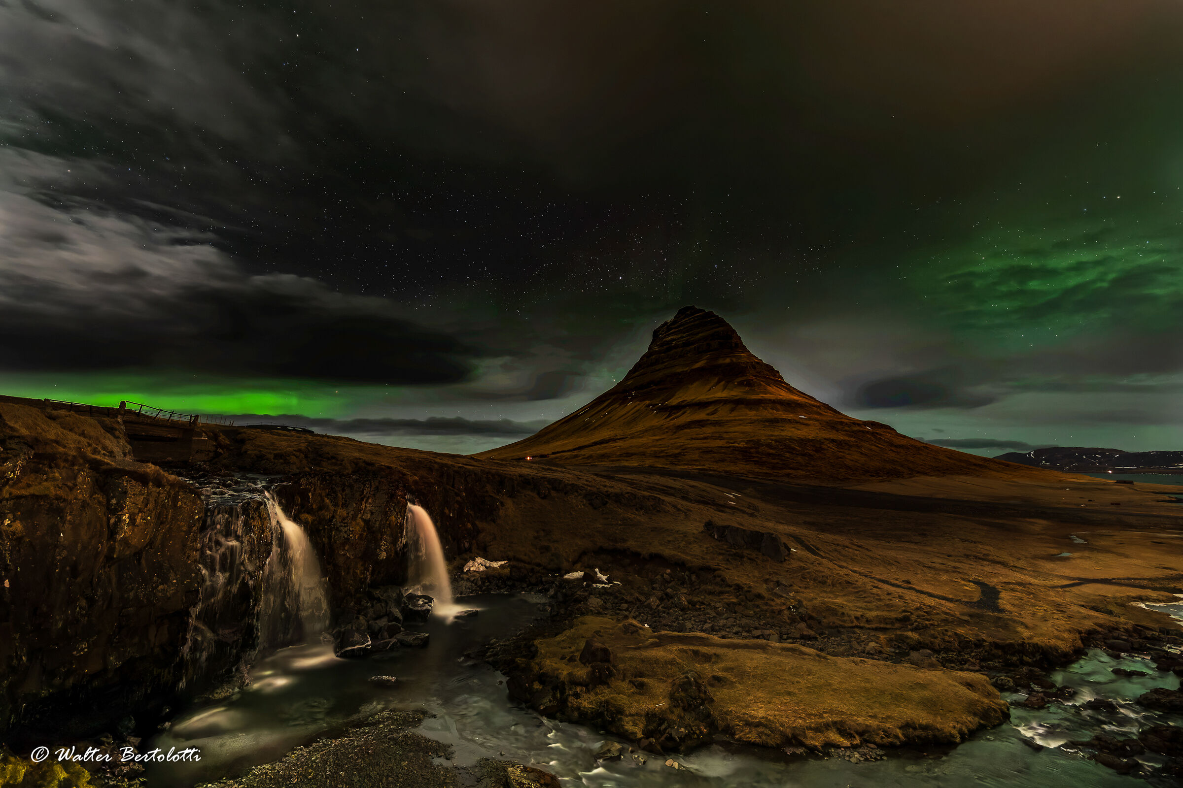 night in Kirkjufell