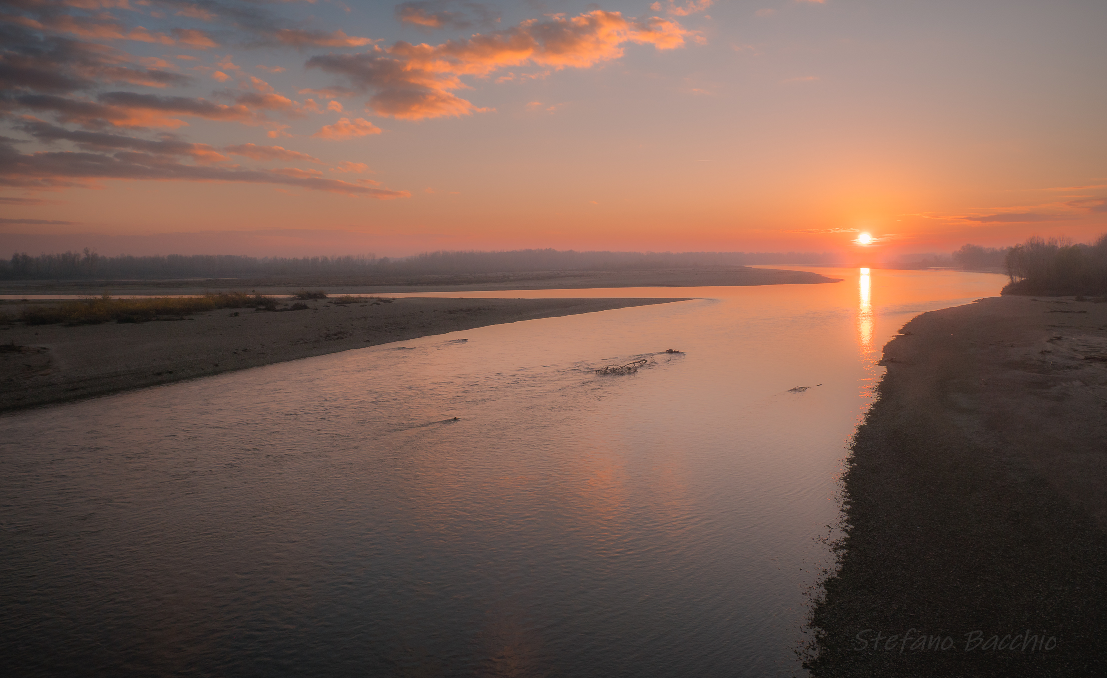 Po Valley sunsets