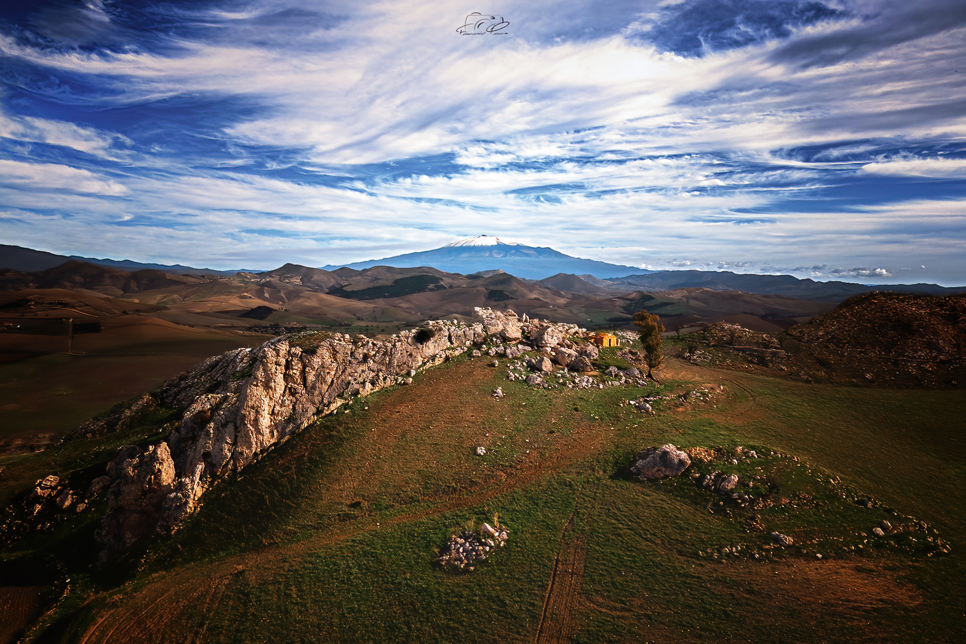 La prima neve sull'etna 2025