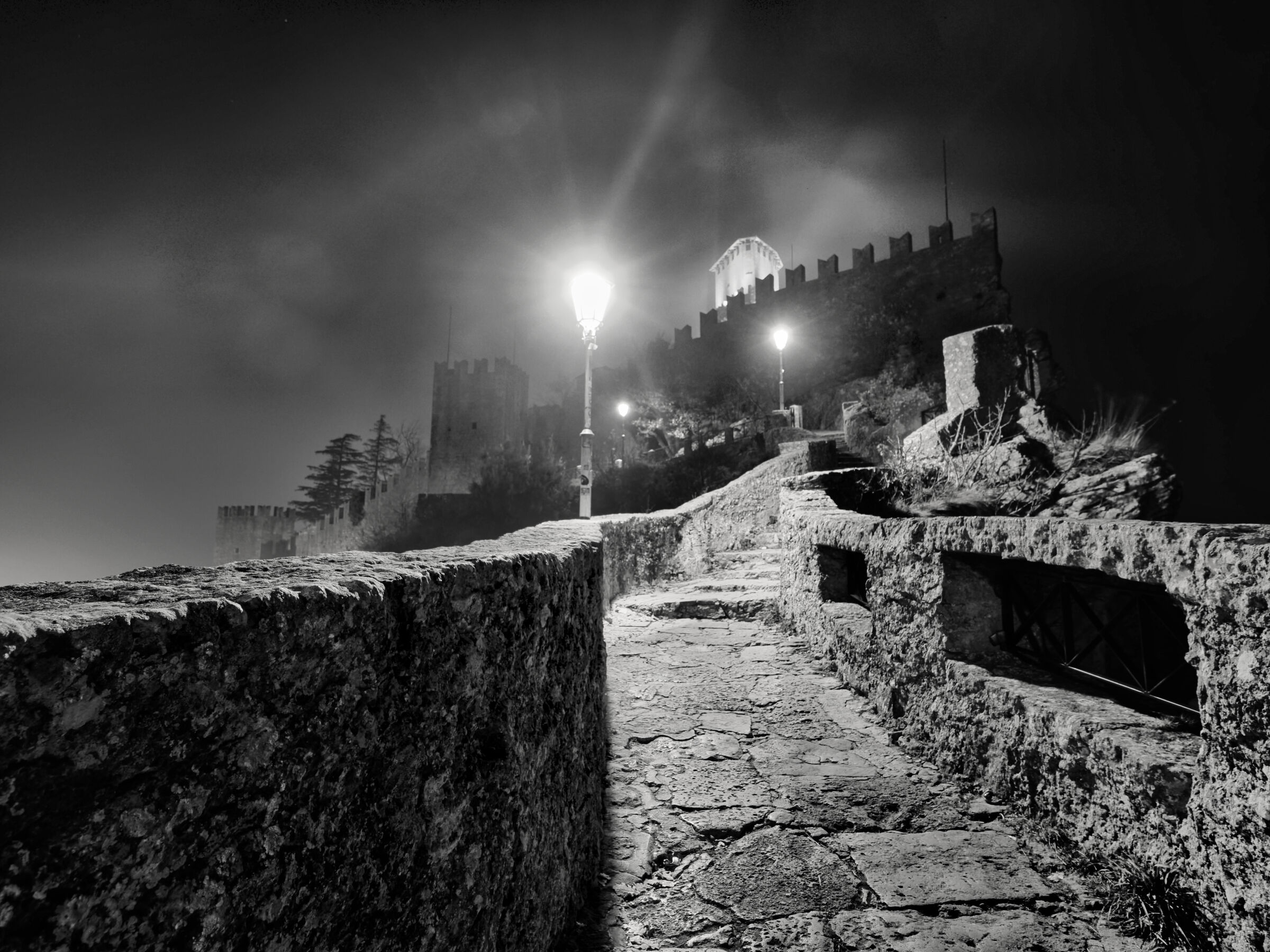 Witches' step on an autumn night
