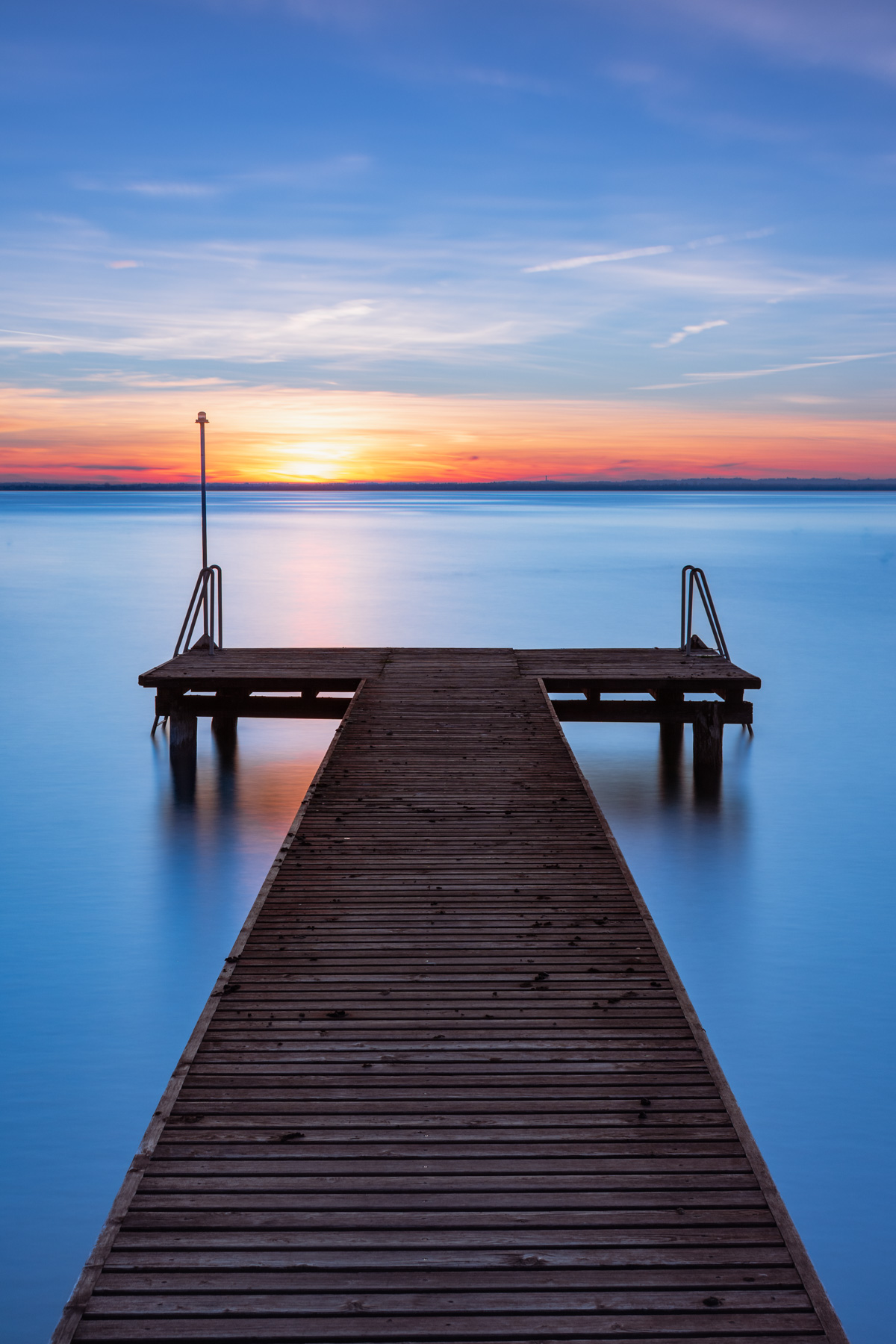 Sunrise over the lake
