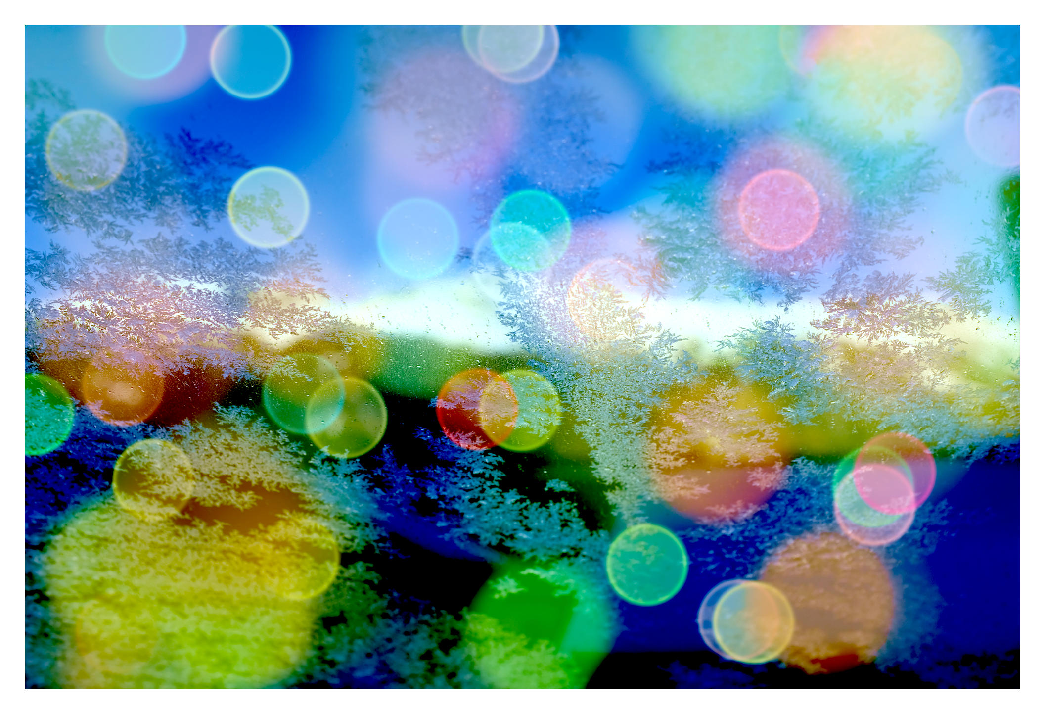Glacial abstraction and bokeh.