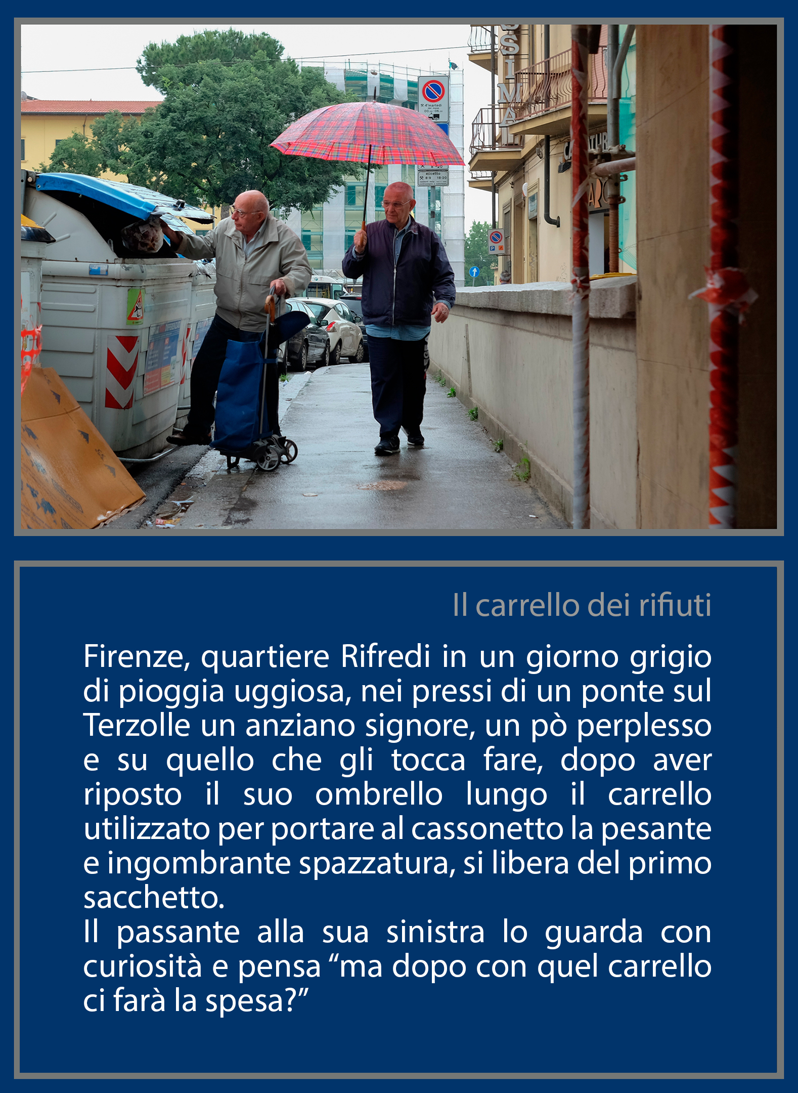 Il carrello dei rifiuti